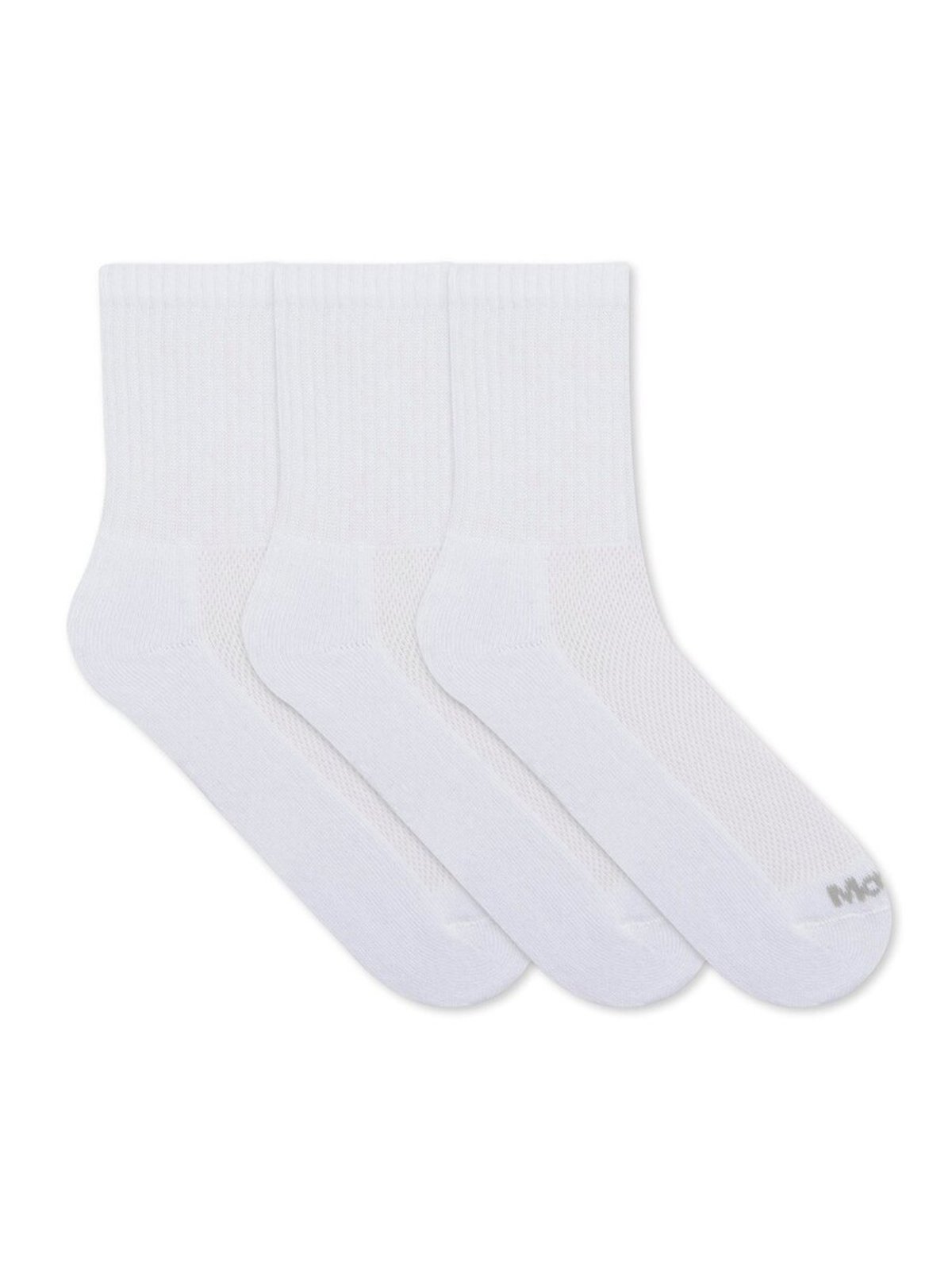 Kit com 3 Meias Cano Médio Mash 202.09 Branco