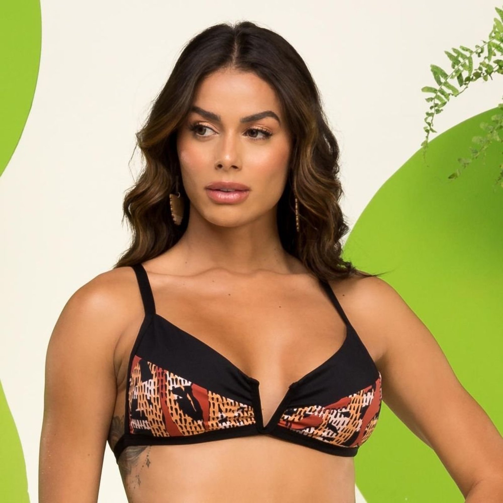 Top Estampa Etnica Donna Carioca