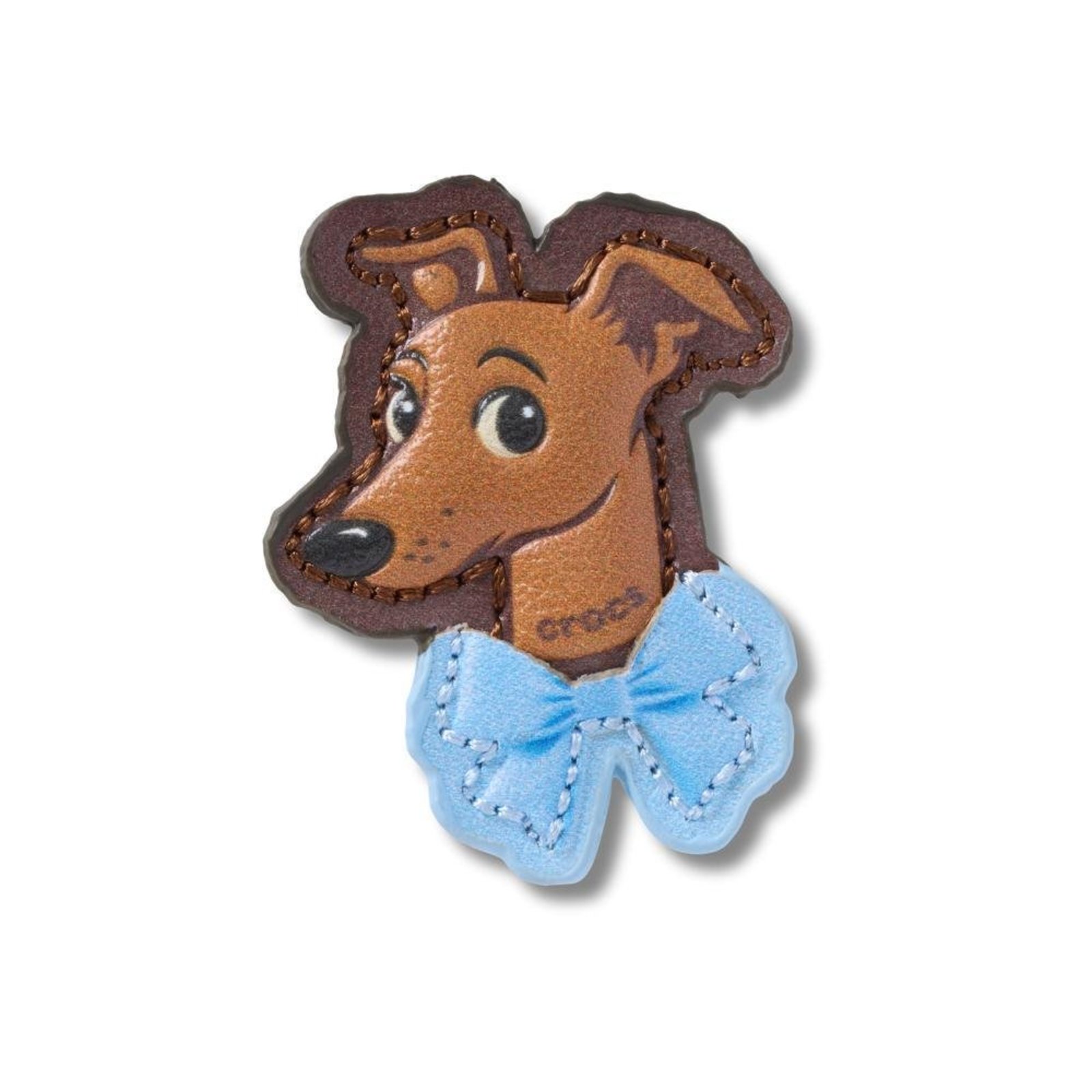 Infantil - Jibbitz™ Filhote de Galgo Romântico Único Branco
