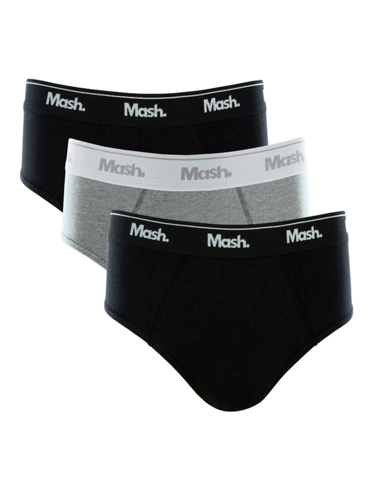 Kit com 3 Cuecas Slip Mash 010.04