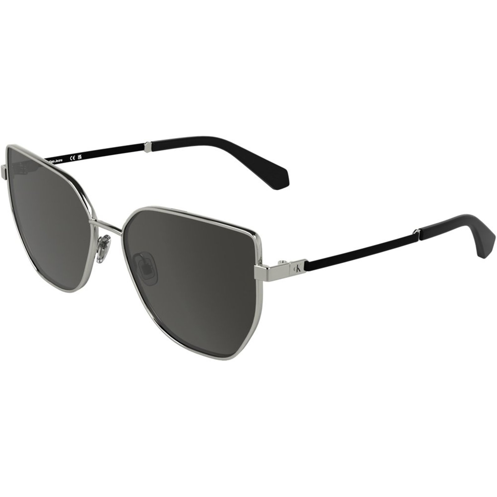 Óculos de Sol Calvin Klein Jeans 25209S 040 Prata Feminino