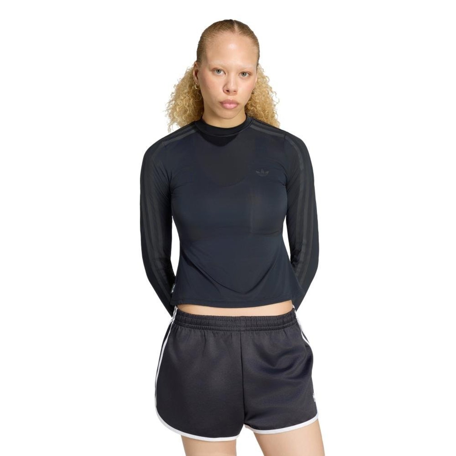 Camiseta transparente de manga longa adidas Originals by Jennie adidas Originals Preto