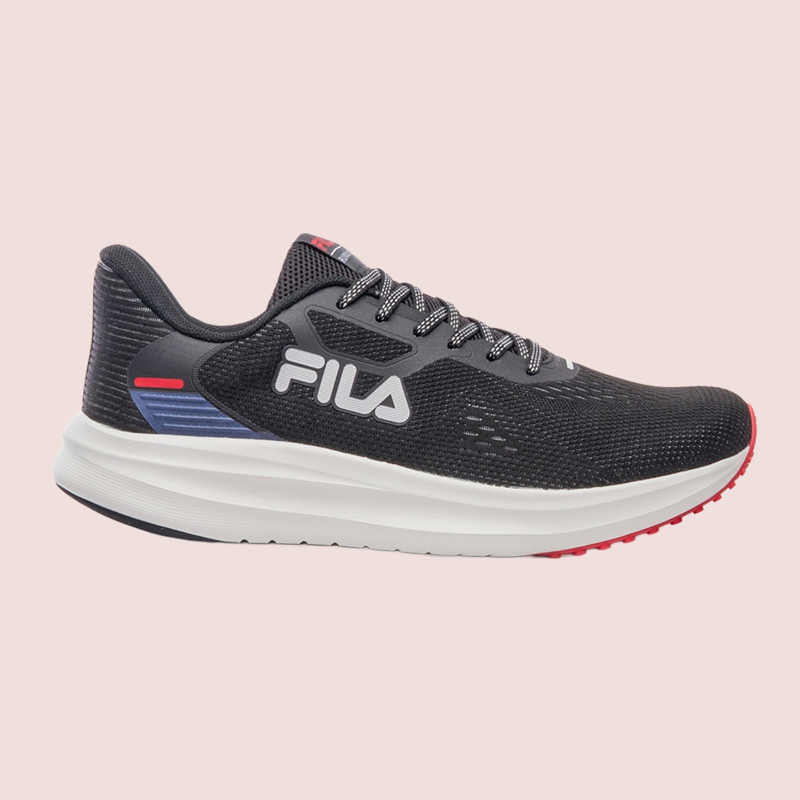 Tênis Fila Fastness Masculino Esportivo Academia Corrida Preto