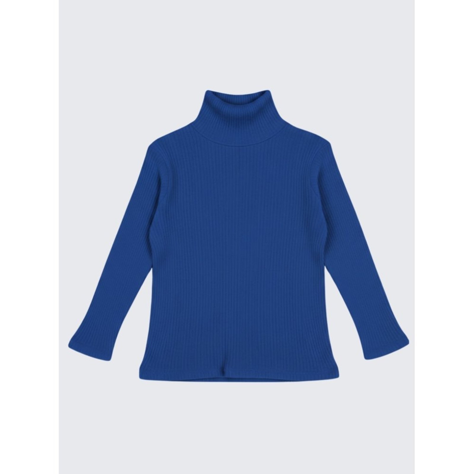 Infantil - Blusa Manga Longa Gola Alta em Ribana