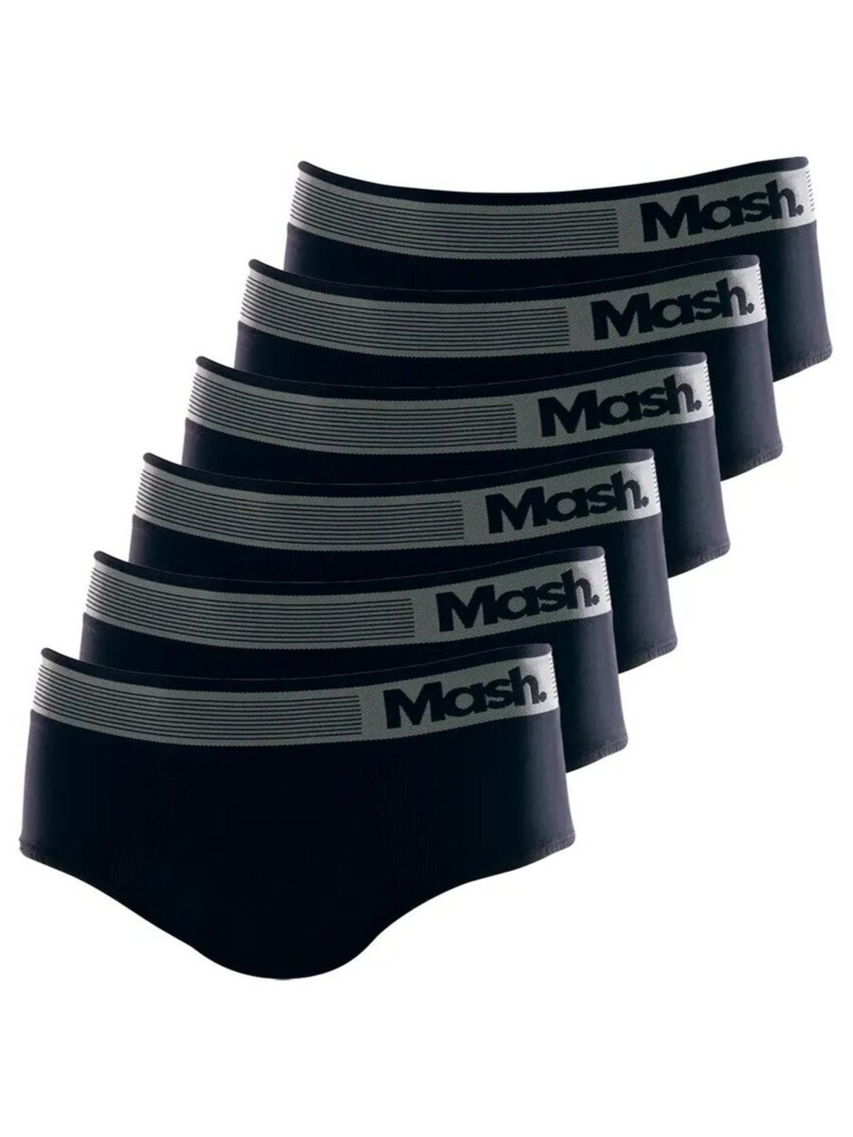 Kit com 6 Cueca Slip Mash 713.02