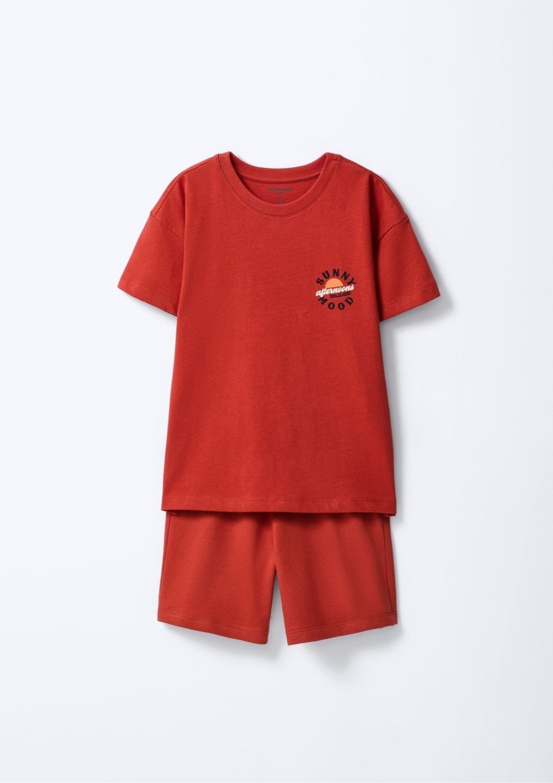 Vista 2 Infantil - Conjunto Menino Estampado Hering Hering Kids vermelho Hering Kids vermelho