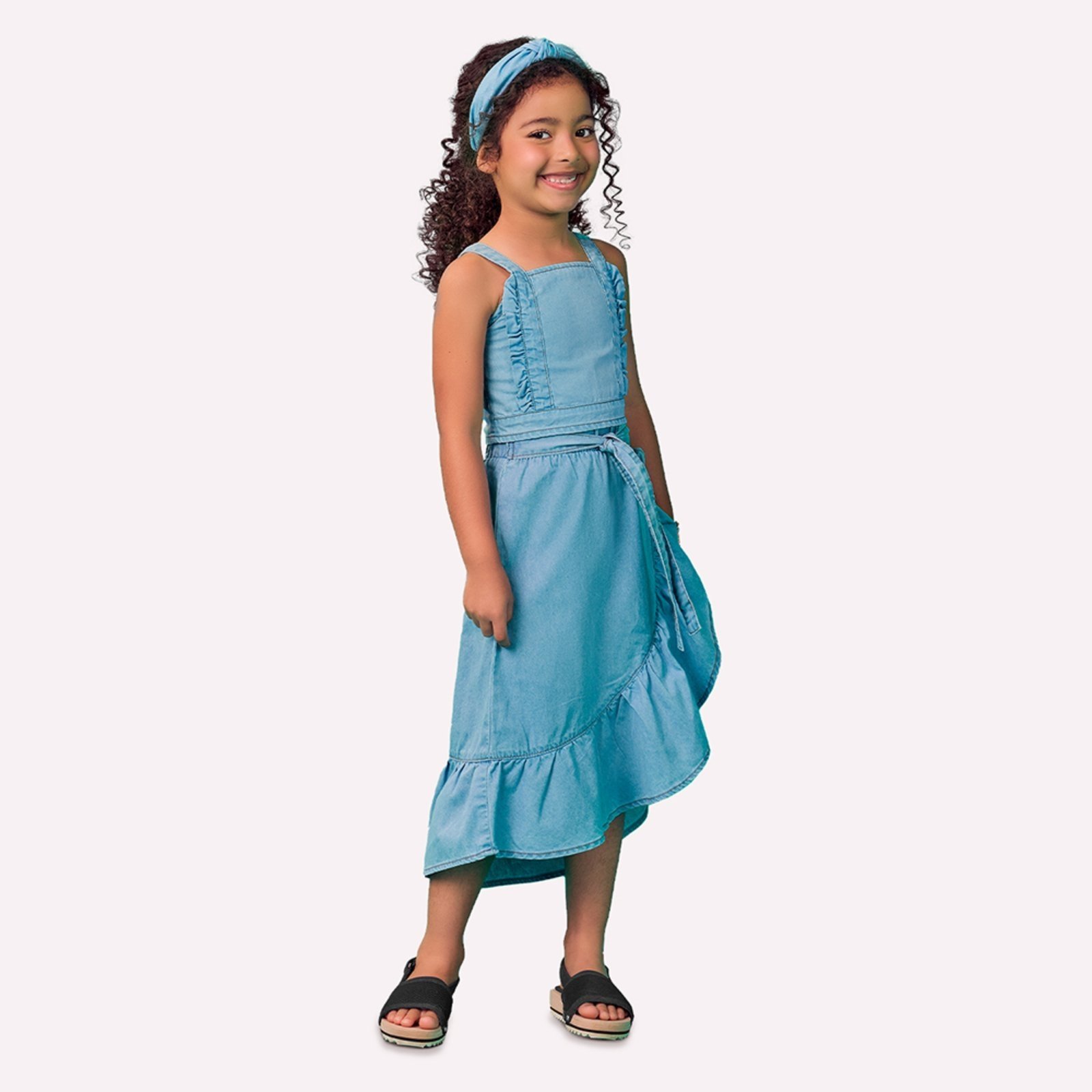 Infantil – Blusa Menina Jeans Nanai