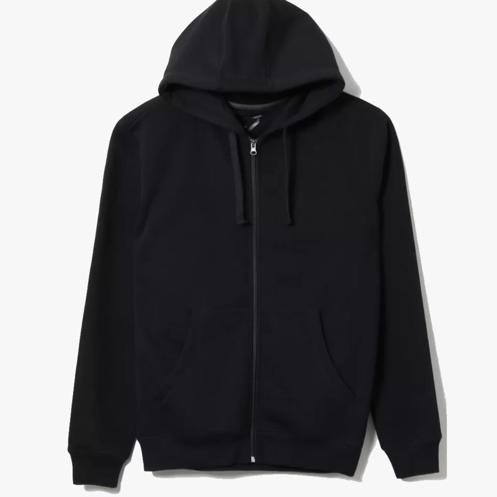 Moletom Flanelado Feminino Aberto ziper Masculino Mooboo Moleton Masculino Preto Blusa de Frio Lisa black oferta