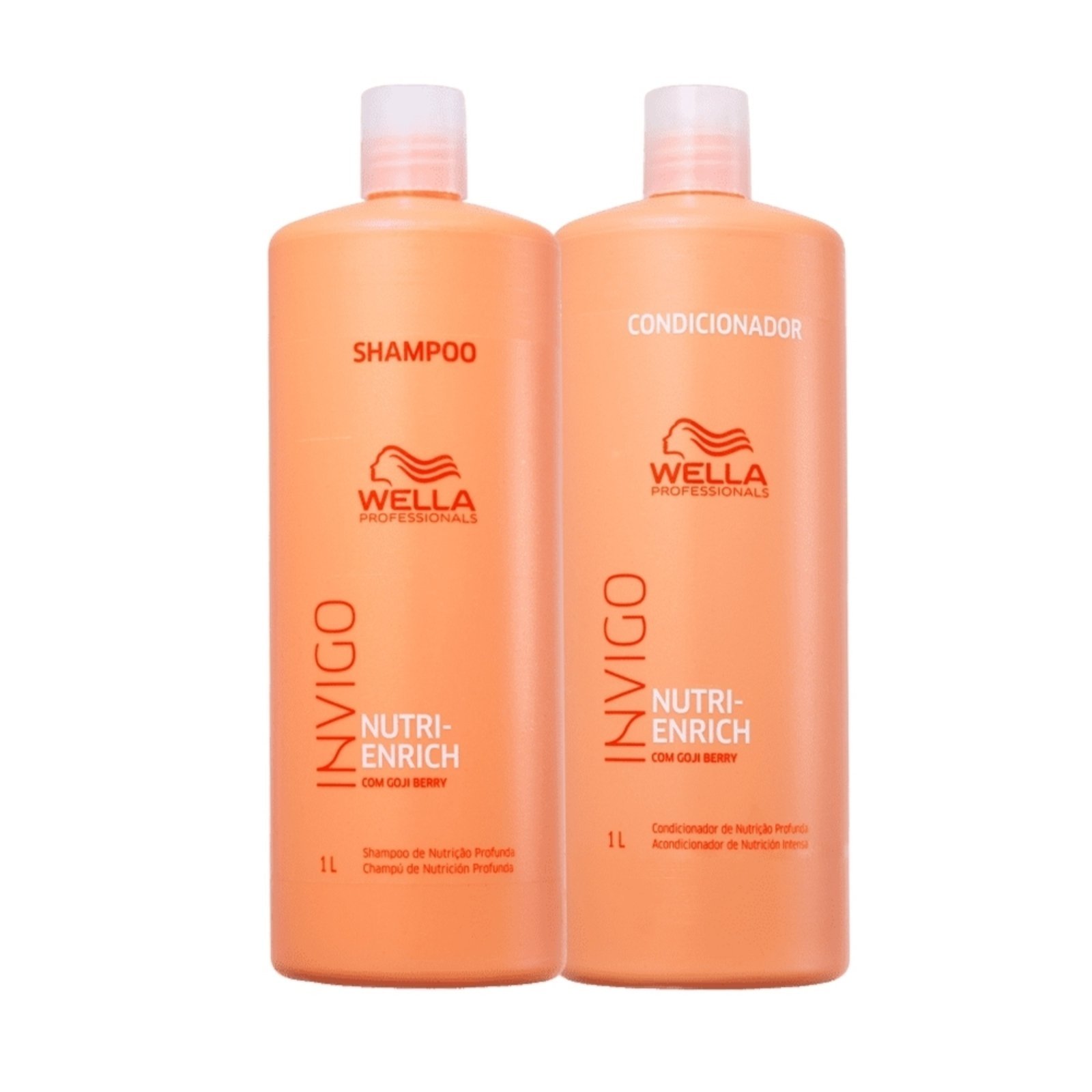 Kit Wella Professionals Invigo Nutri-Enrich Shampoo e Condicionador Litro (2 produtos)