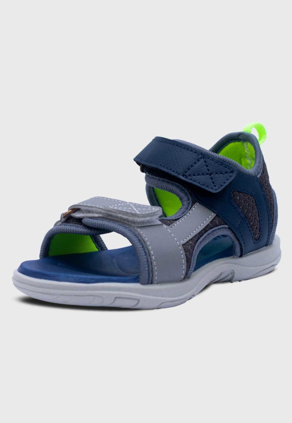 Infantil – Sandália Papete Pópidi Masculino Azul Marinho
