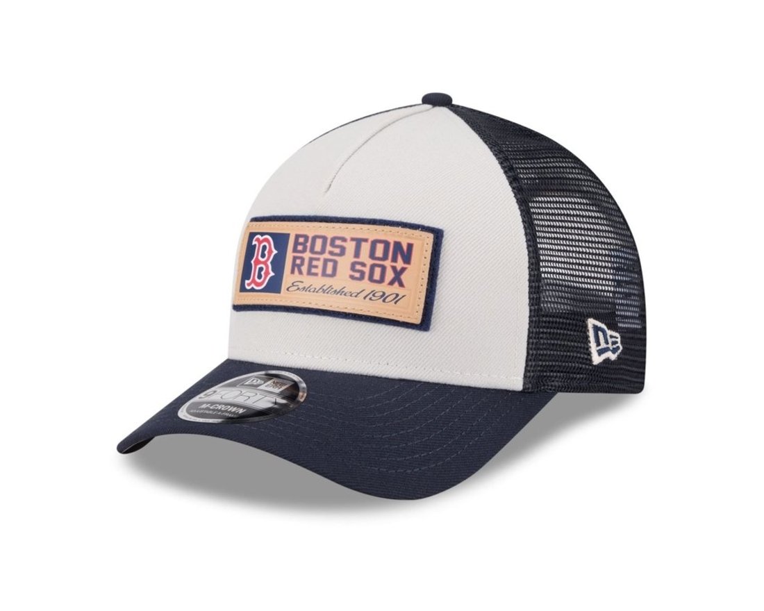Bone New Era 9FORTY M-CROWN Boston Red Sox MLB Marinho