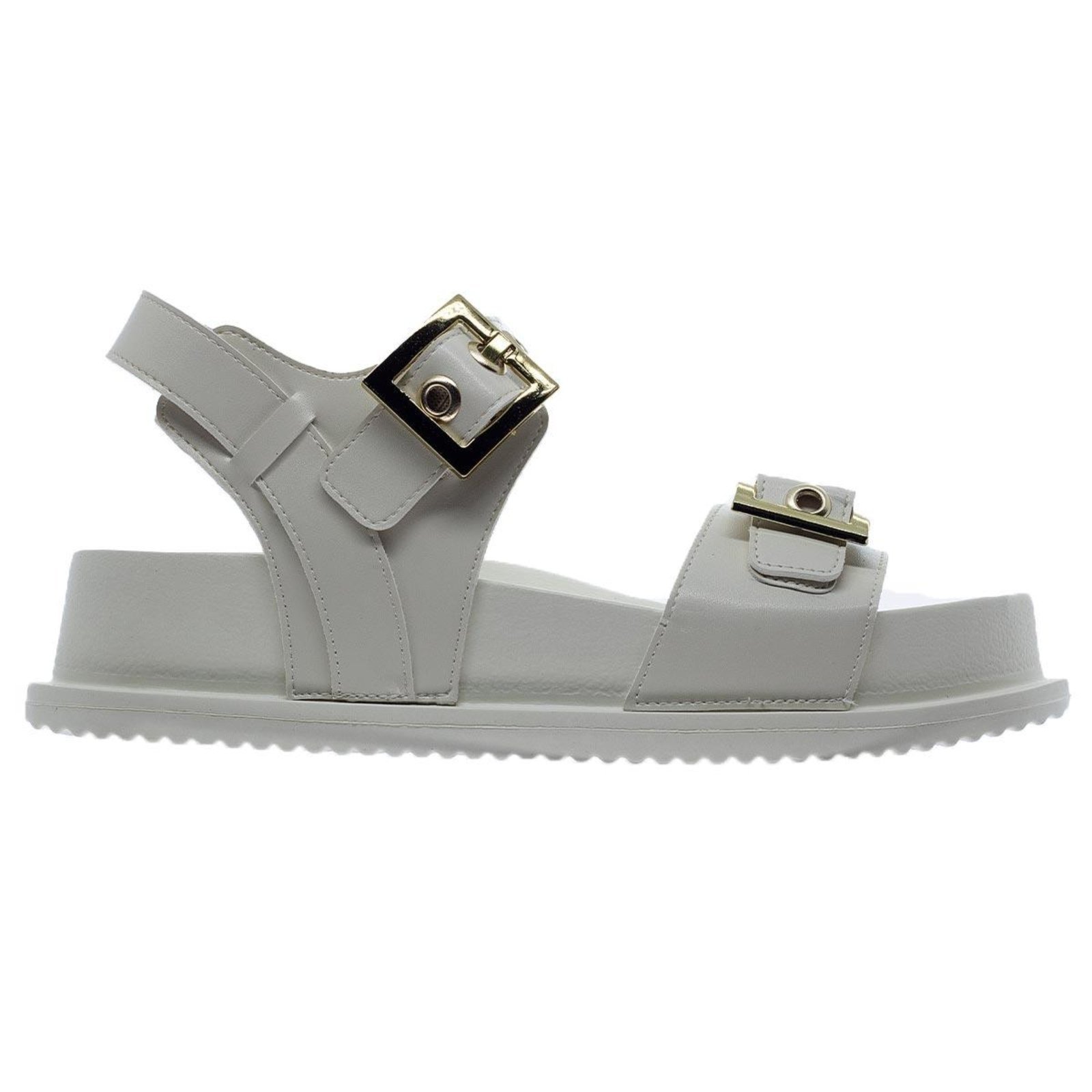 Sandália Flatform Feminina Santinelli 1550 Offwhite Sandália Flatform Feminina Santinelli 1550 Offwhite