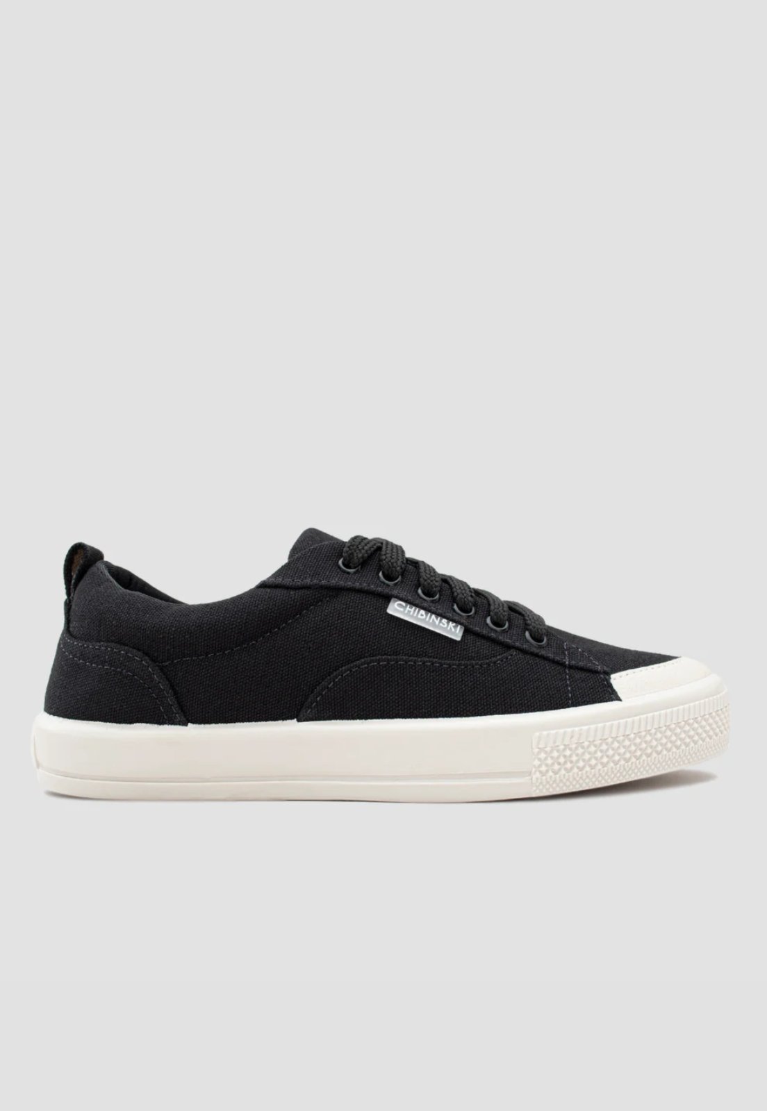 Tênis Comfort Flatform Tecido Lona Preto CBK