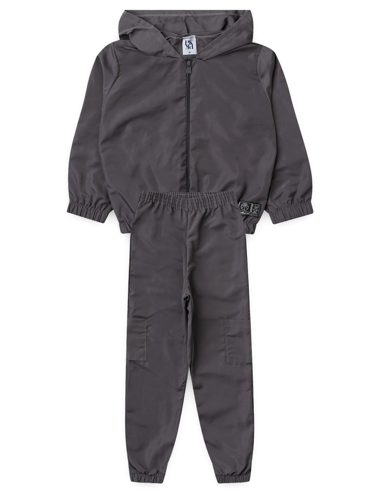 Infantil - Conjunto Platinum Jogador De Basquete Chumbo
