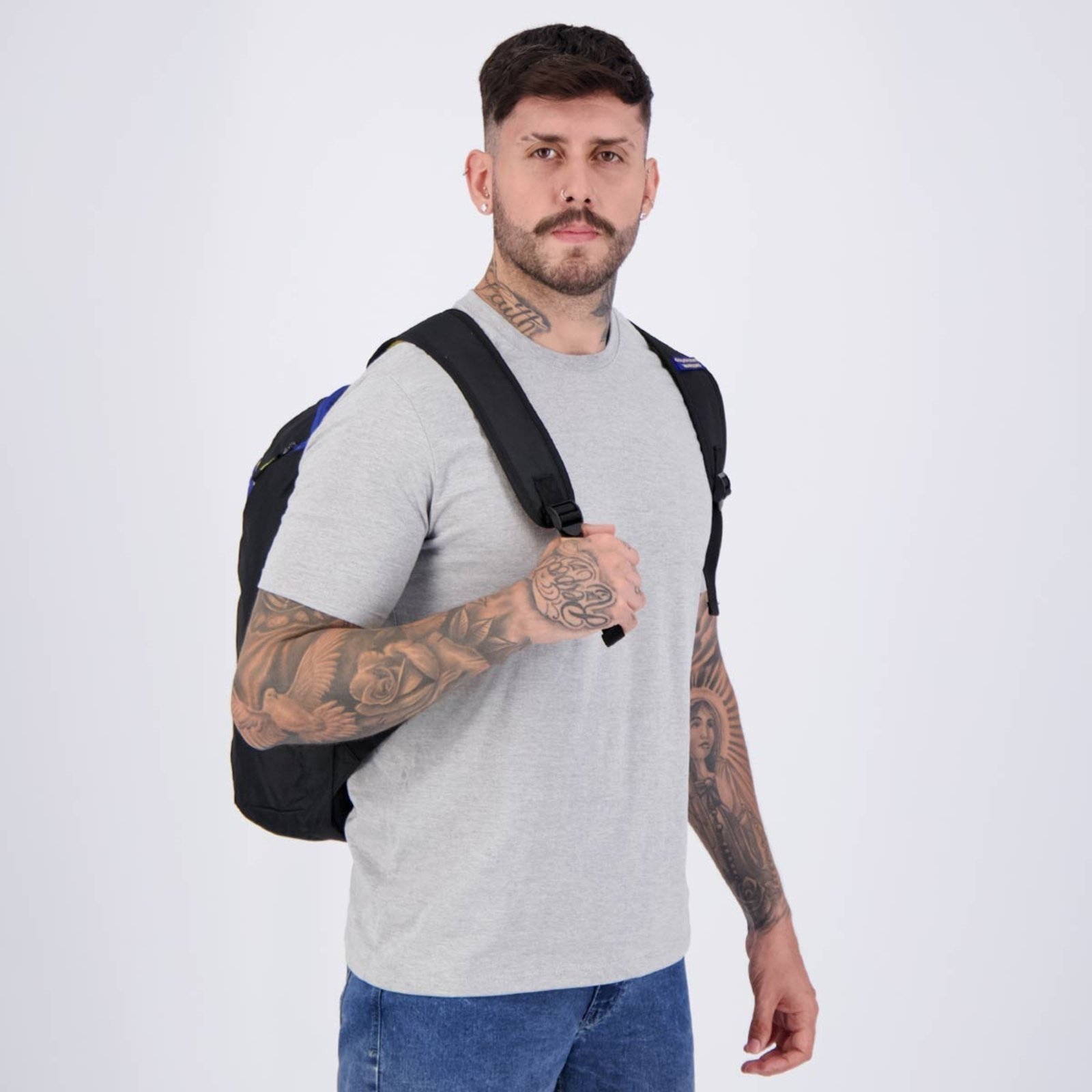 Vista 3 Mochila NBA Legend Golden State Preta Sestini preto Sestini preto