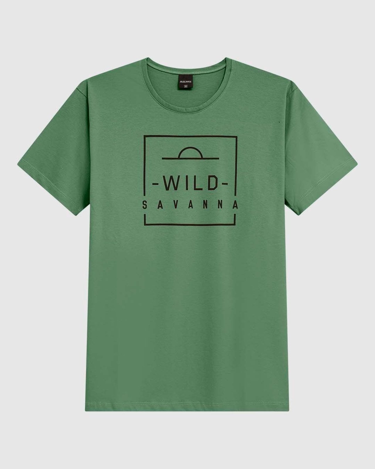 Camiseta Masculina Estampa Lettering Frontal Em Malha Algodão