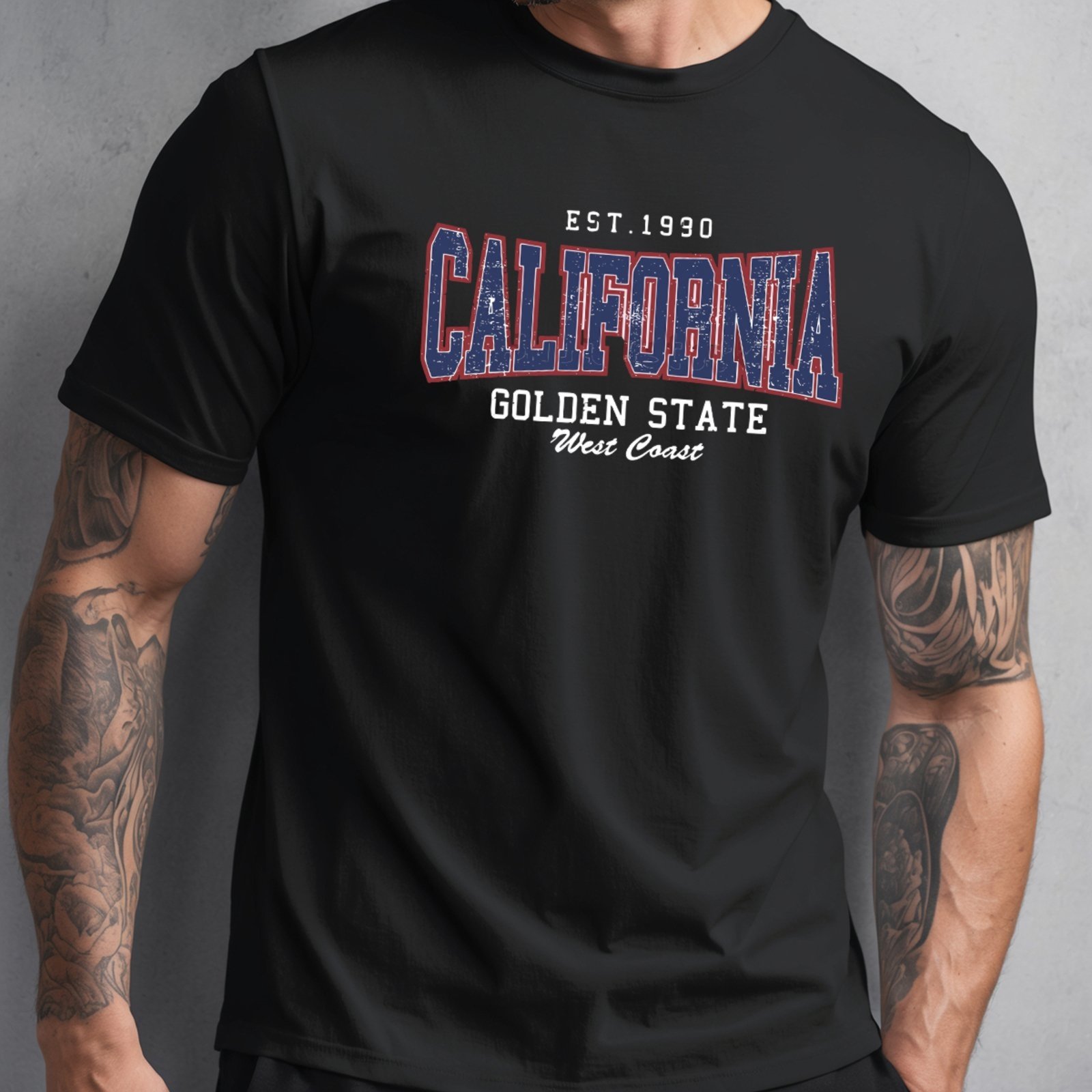 Camiseta Masculina 100% Algodão Estampada Moderna