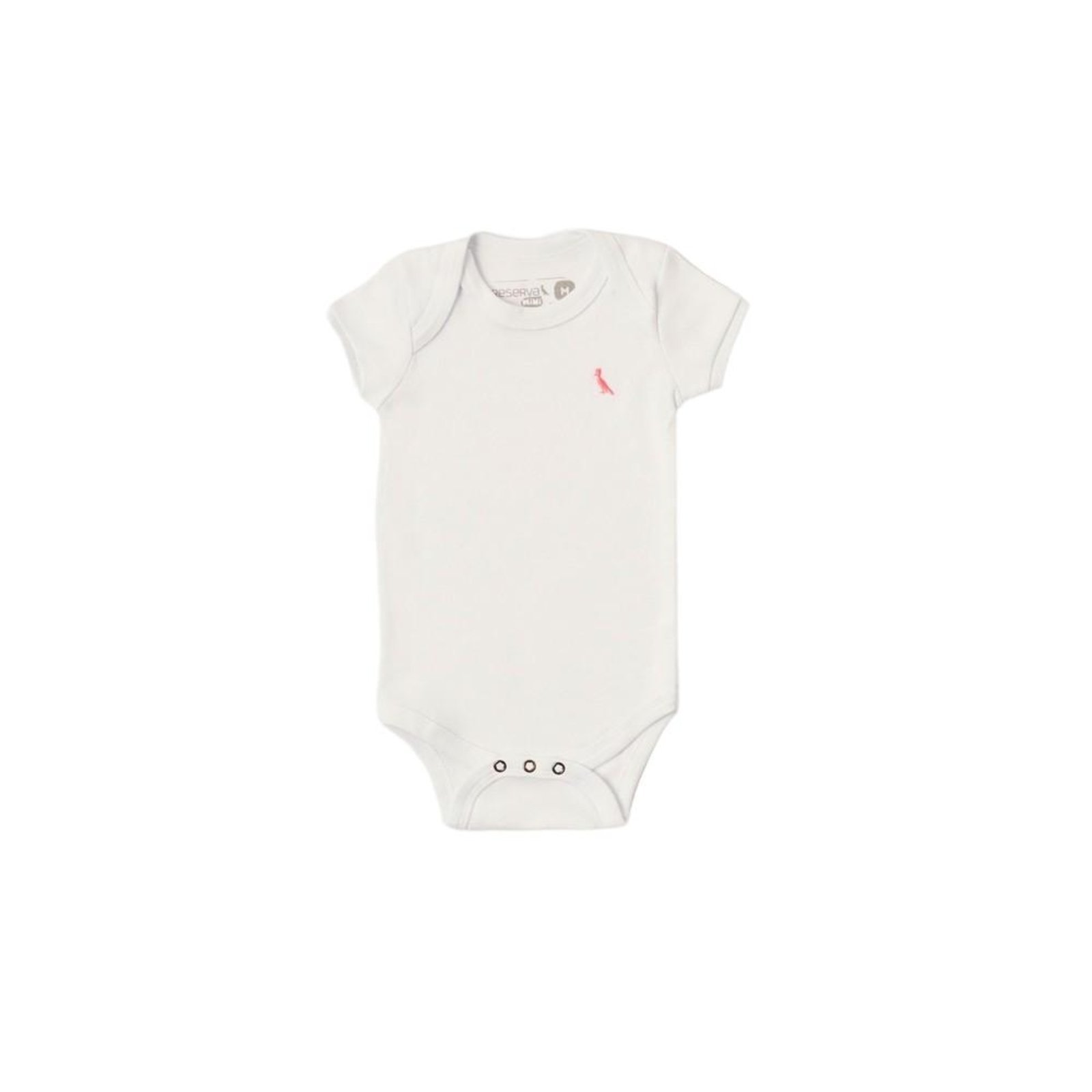 Infantil – Macaquinho Pop Pp Bordado Reserva Mini Branco