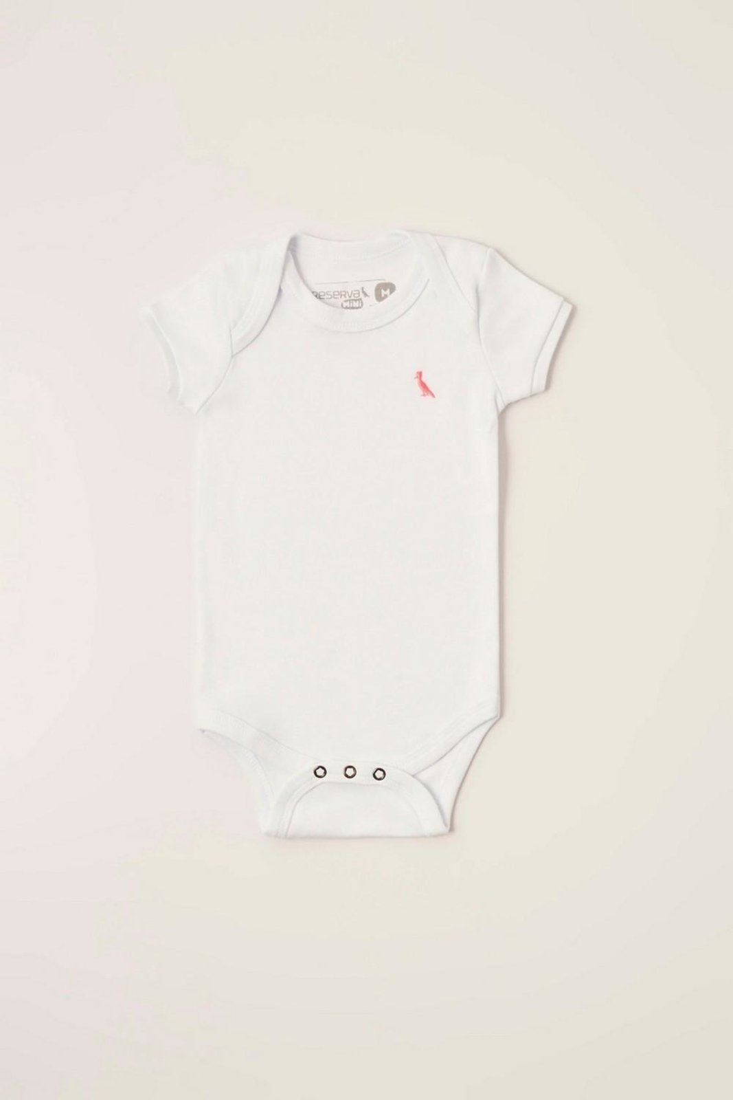 Vista 3 Infantil - Macaquinho Pop Pp Bordado Reserva Mini branco Reserva Mini branco