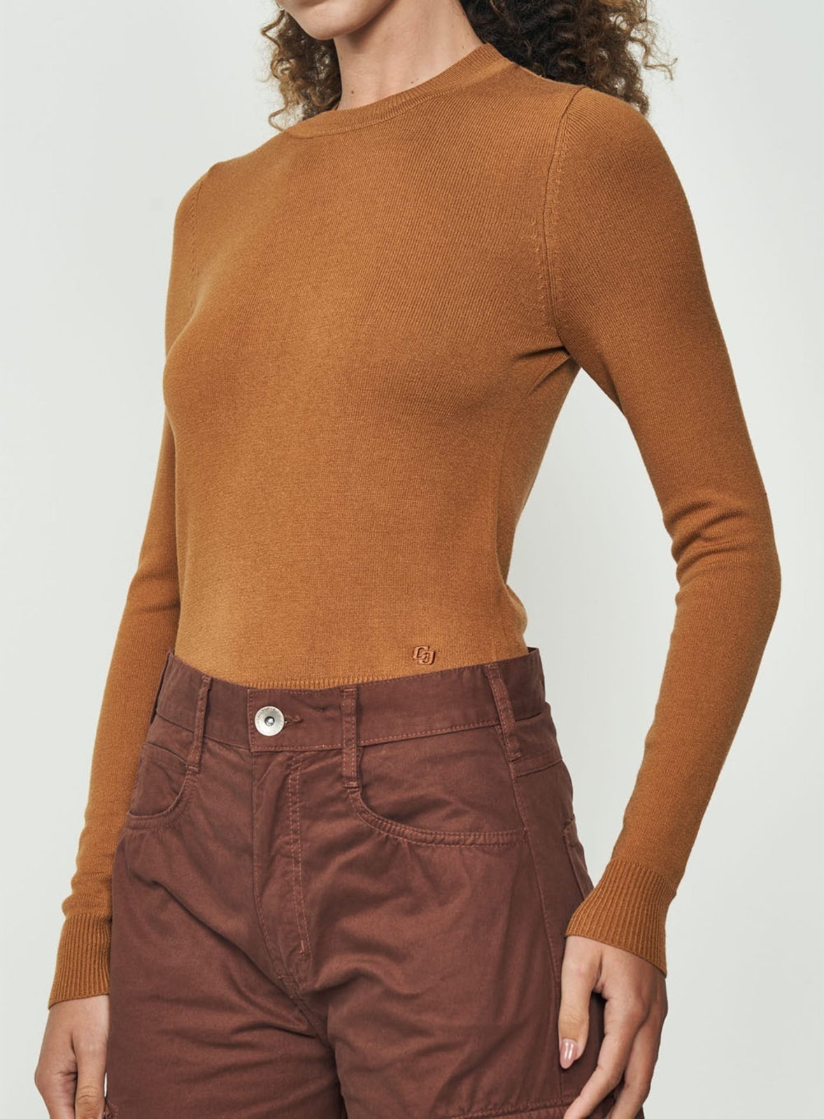 Vista 2 Blusa Colcci marrom Colcci marrom