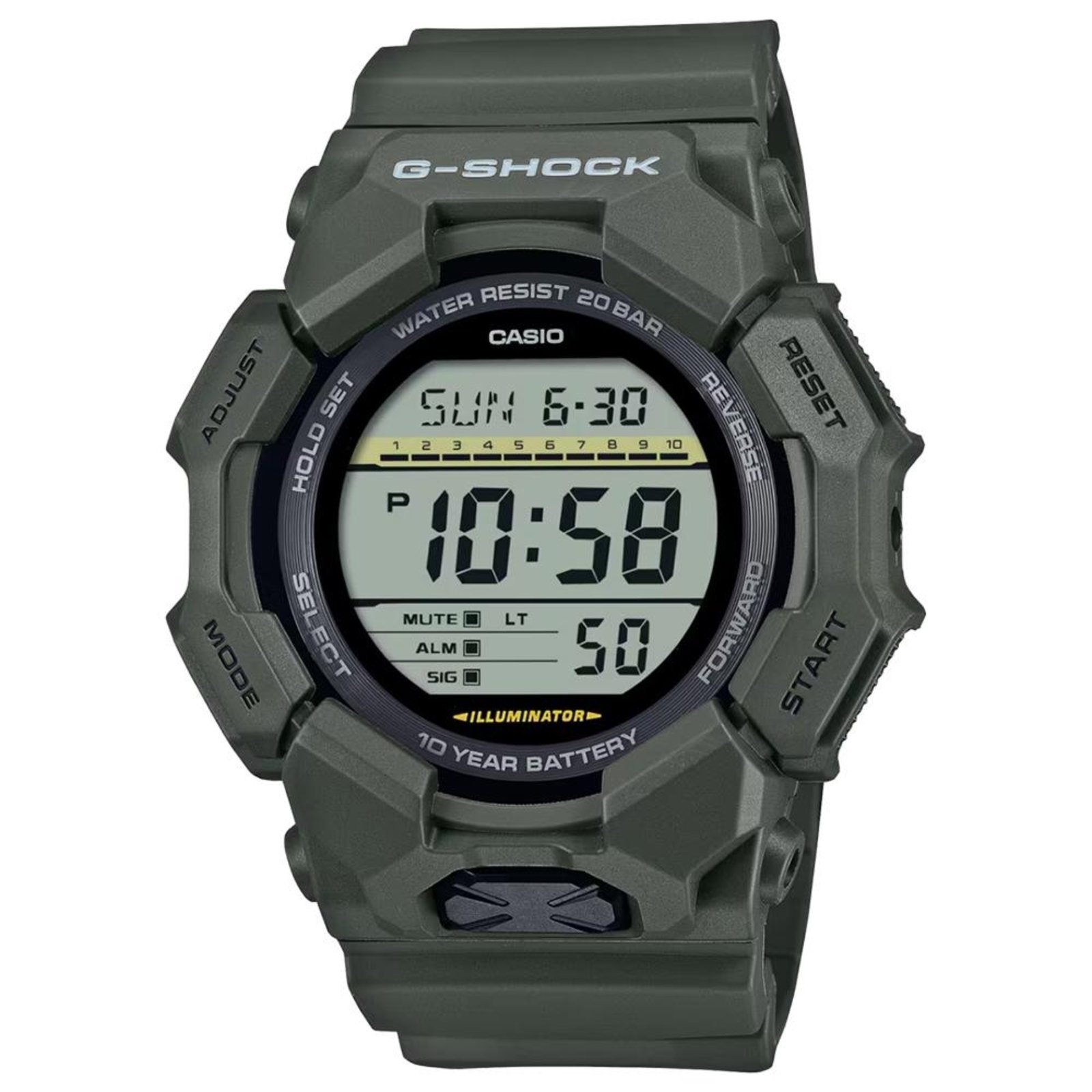 Relógio G-Shock GD-010-3DR Verde Escuro