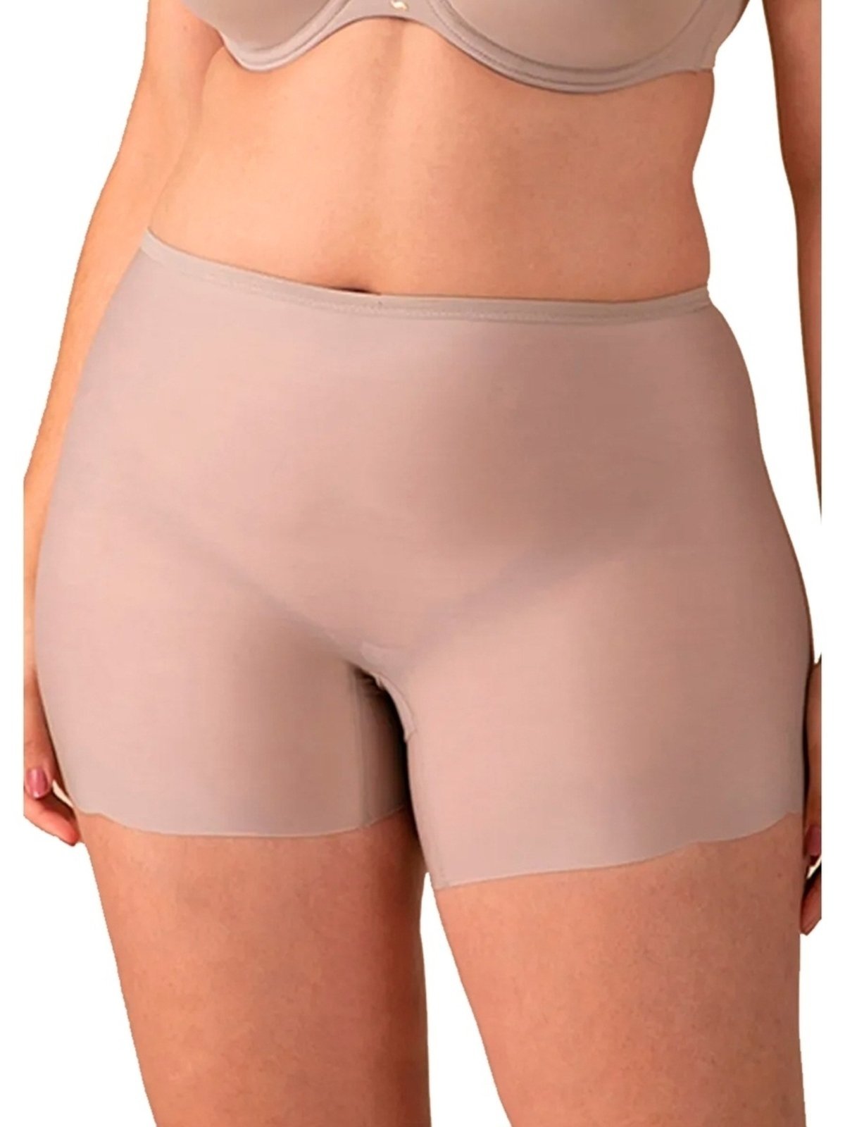 Vista 3 Kit com 3 Calcinhas Boxer Liz 54591 bege Liz bege