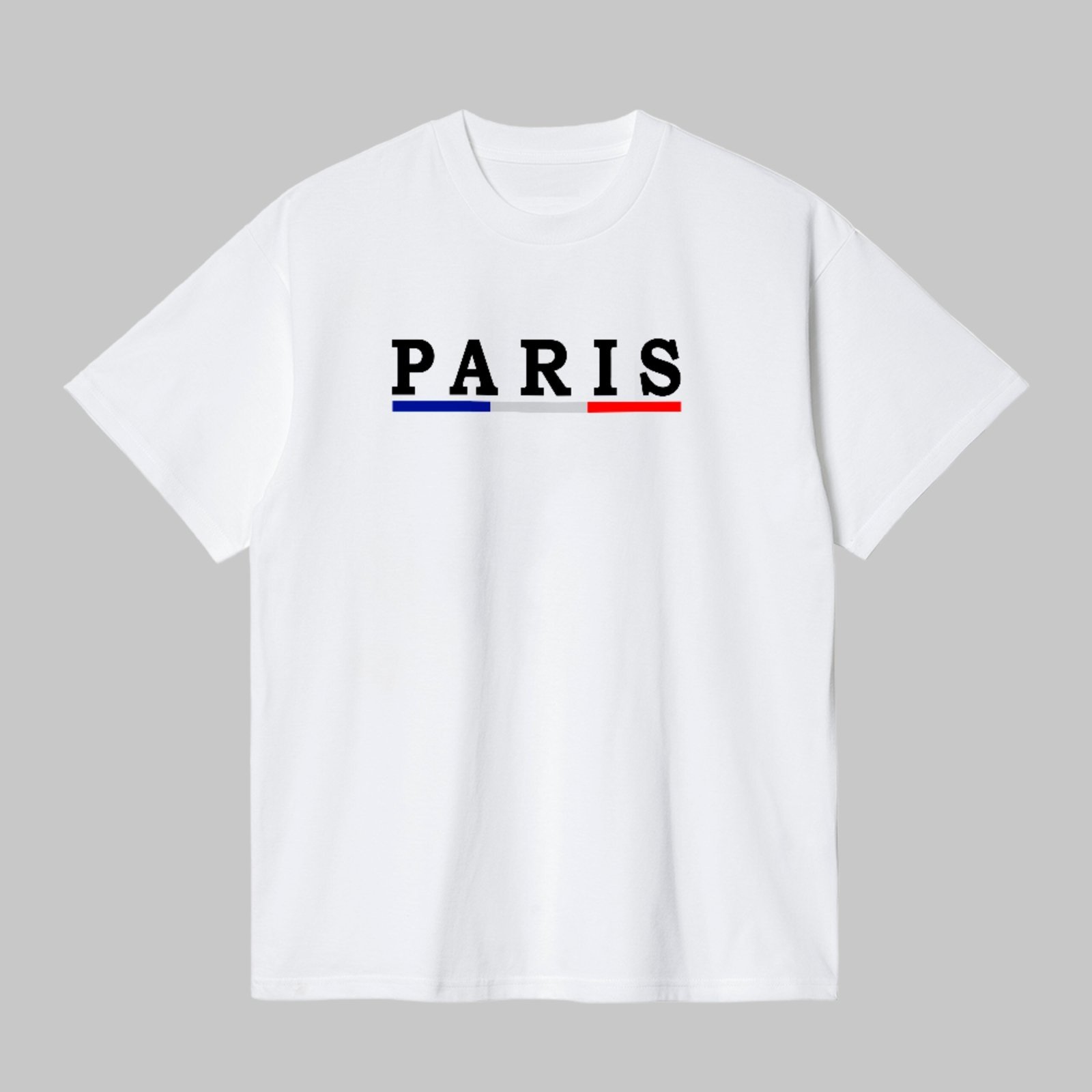 Camiseta Básica Paris Minimalista Estilo Conforto e Elegância Branco