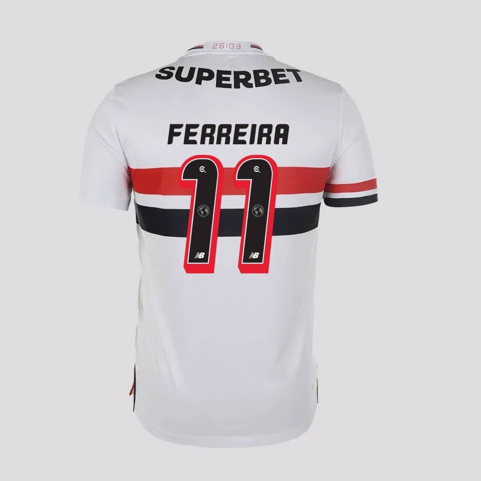 Camisa New Balance São Paulo I 2025 11 Ferreira