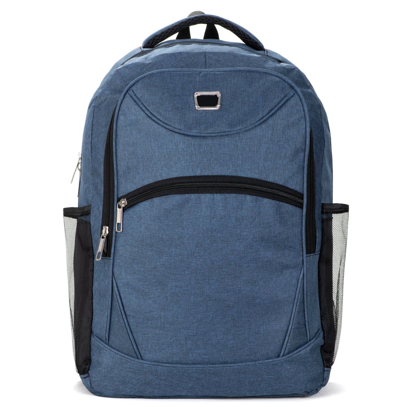 Mochila Escolar Unissex Trabalho Faculdade Azul