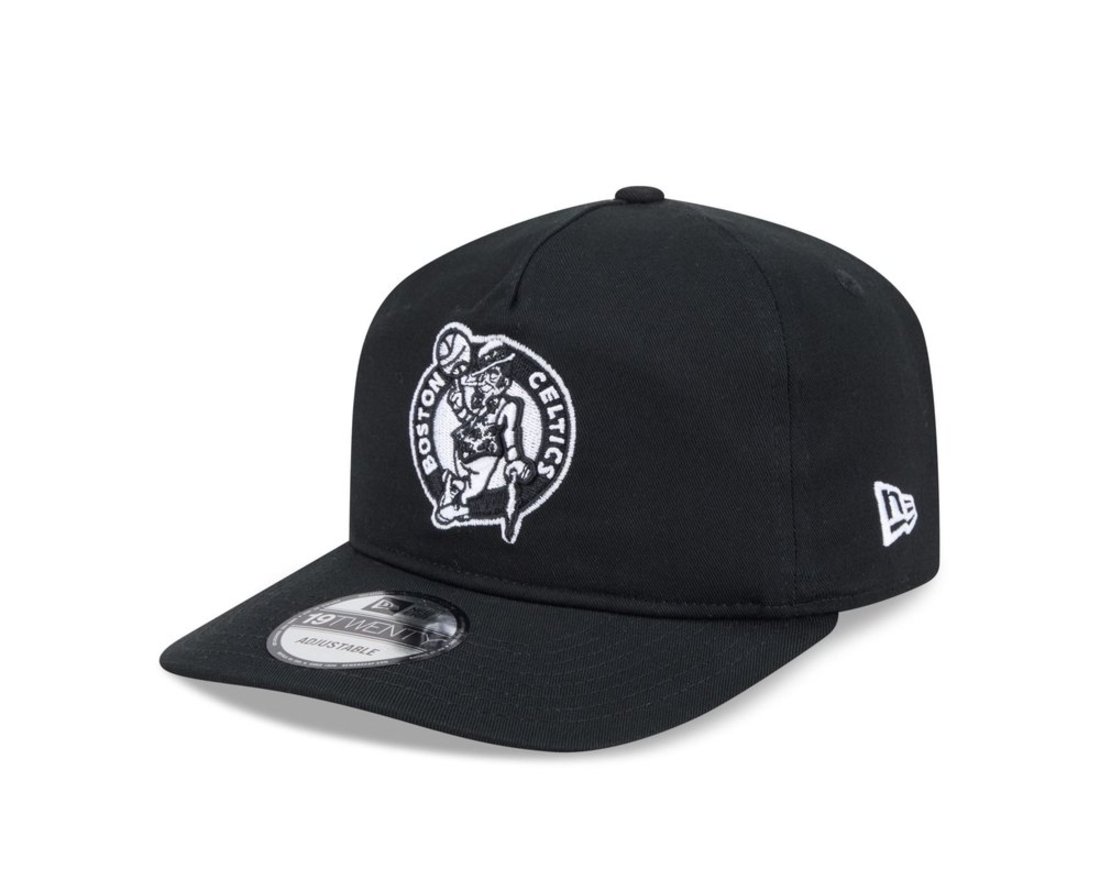 Bone New Era 19TWENTY Boston Celtics Quickstrike 2025 Preto