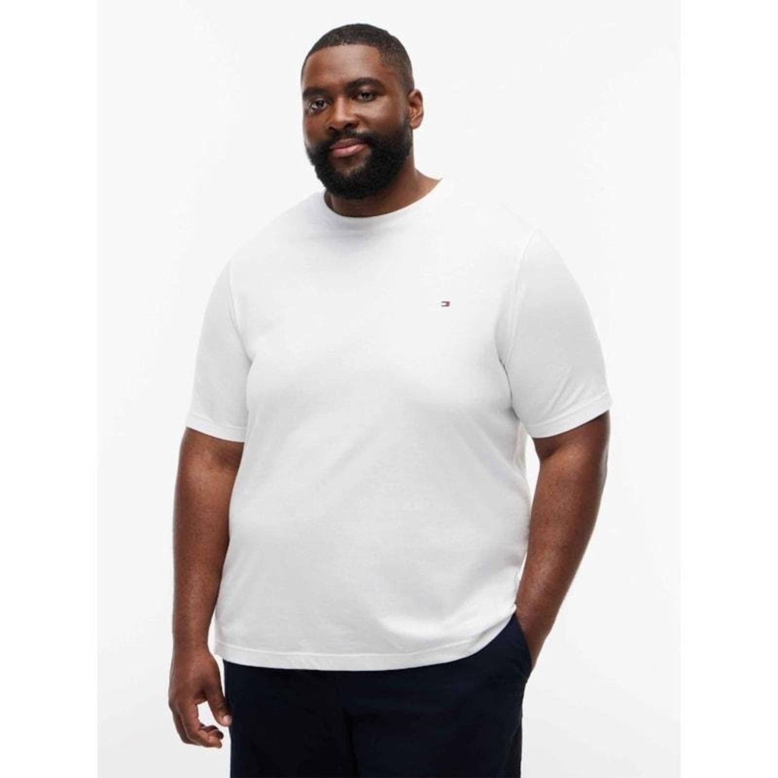 Camiseta Clássica Big And Tall Branco