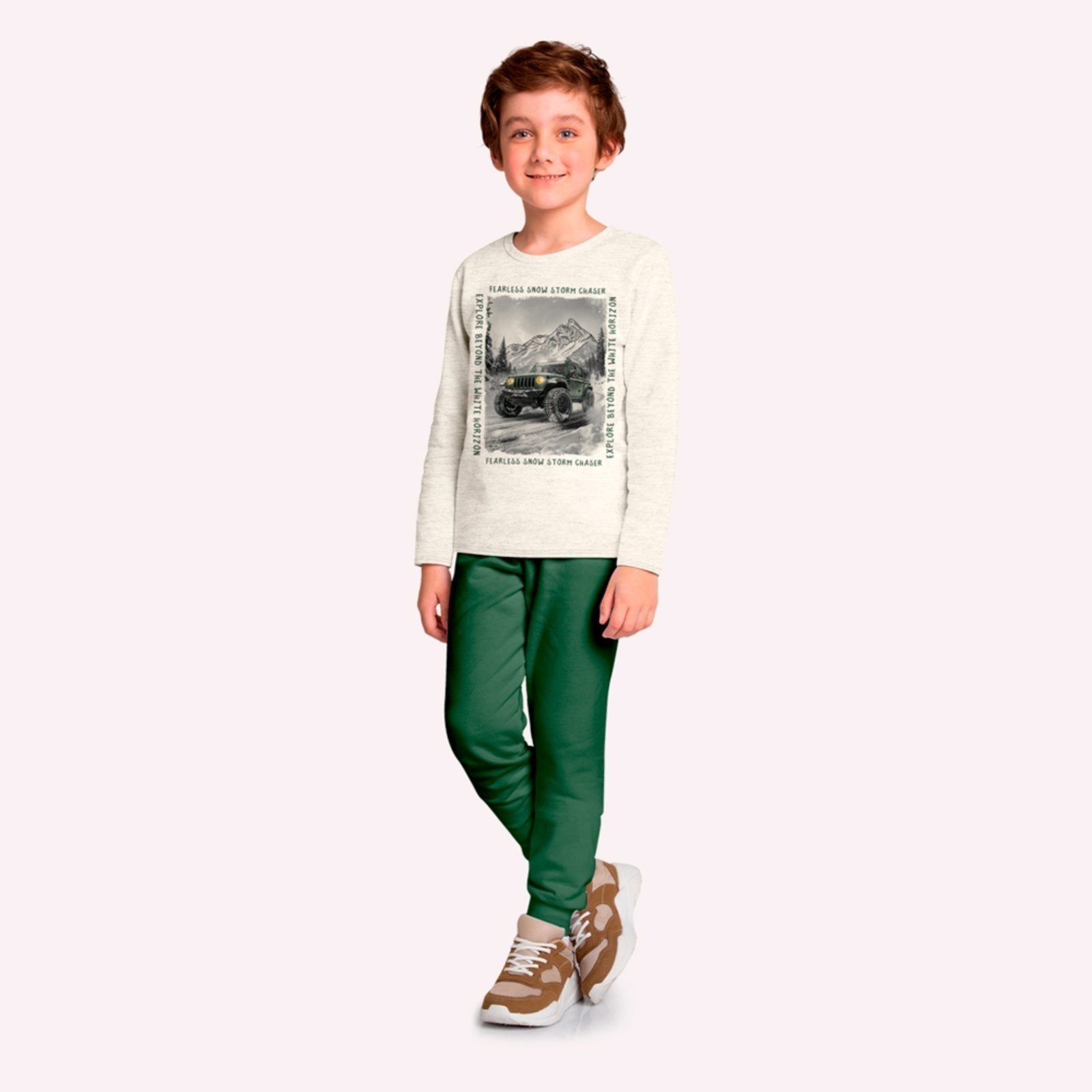 Infantil - Conjunto Menino em Algodão Kyly