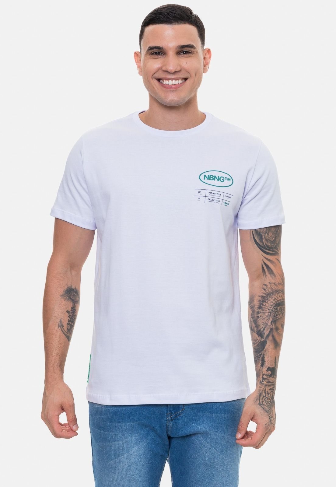 Camiseta Onbongo Masculina Project Branca