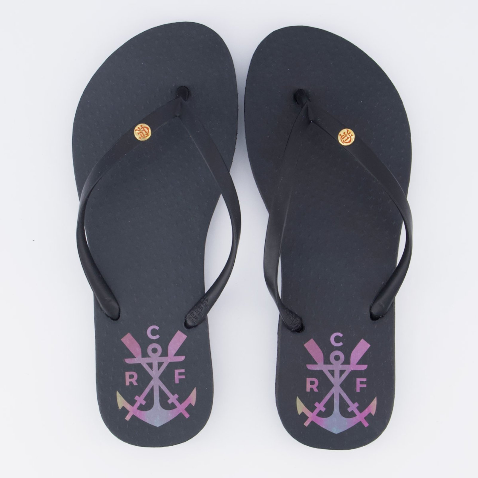 Chinelo Flamengo Manto 3 24 Feminino Preto