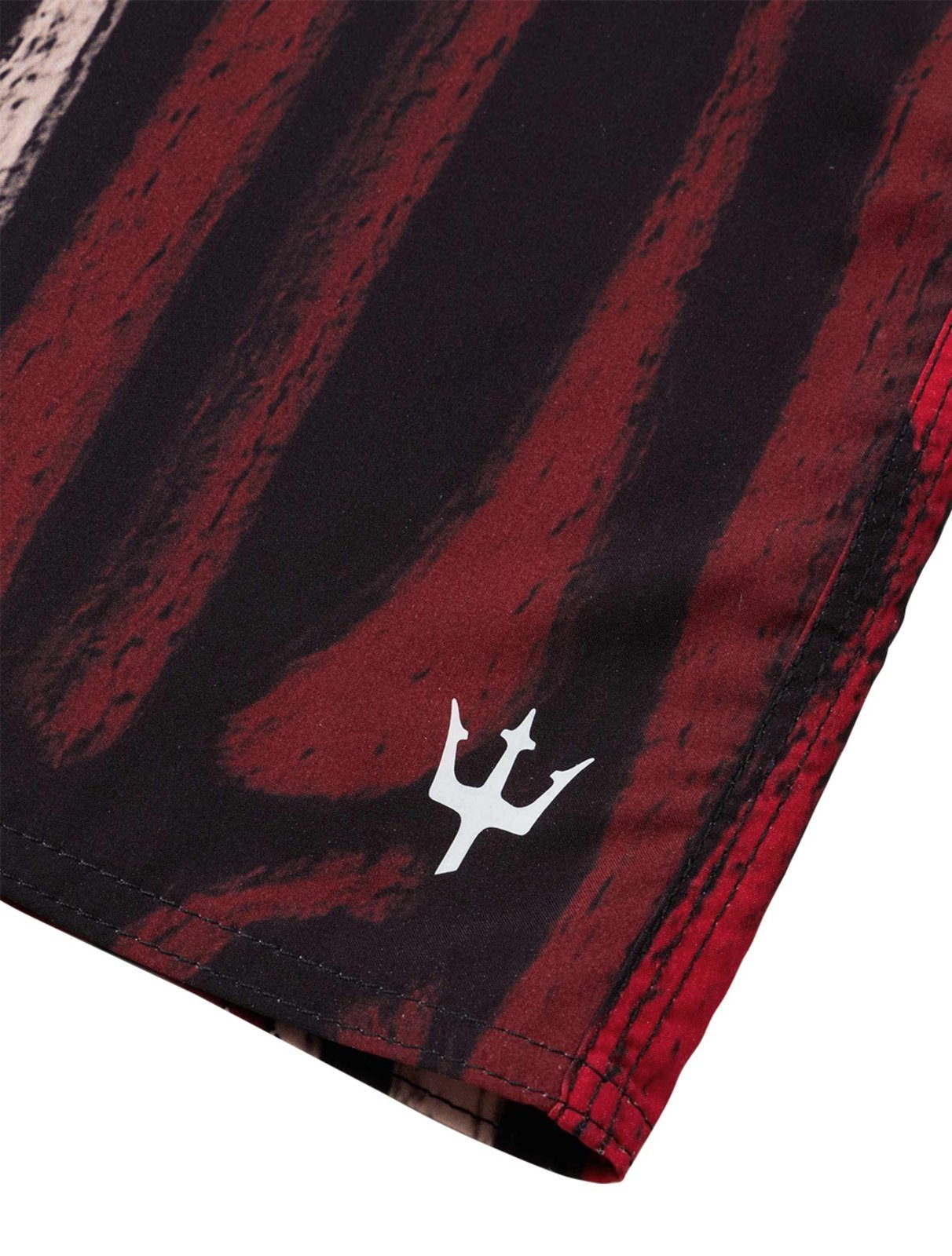 Vista 3 Bermuda Osklen Masculina D'Água Surf Red Smokes Preto Vermelha vermelho red Osklen vermelho red