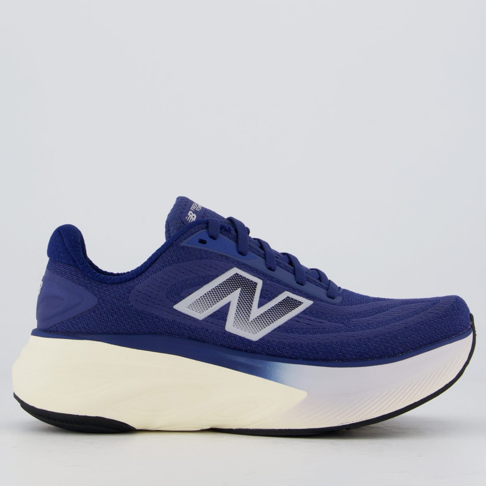 Vista 2 Tênis New Balance Fresh Foam X More V6 Feminino Roxo azul New Balance azul