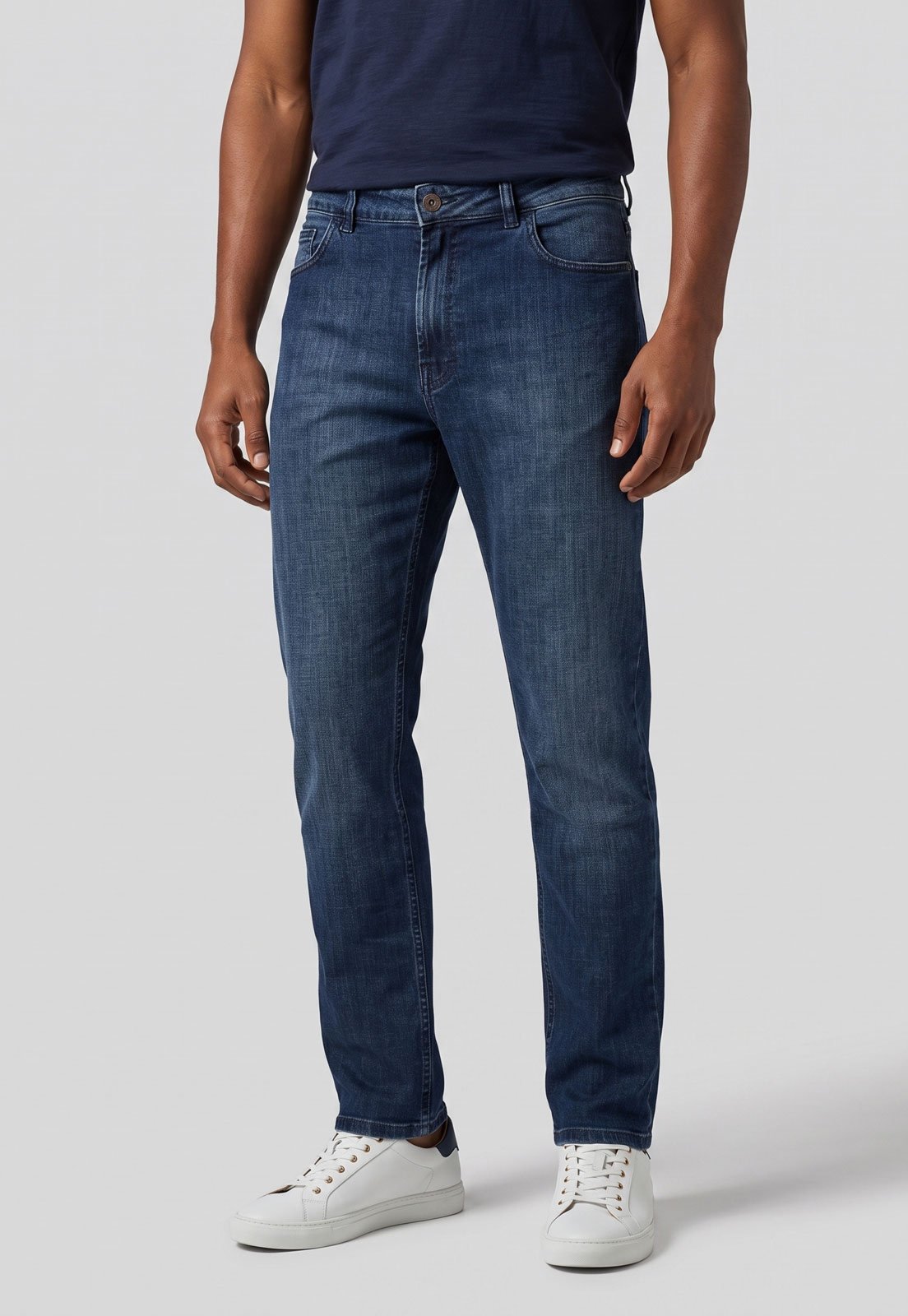 Calça Masculina Ellus Classic Denim Elastic Azul