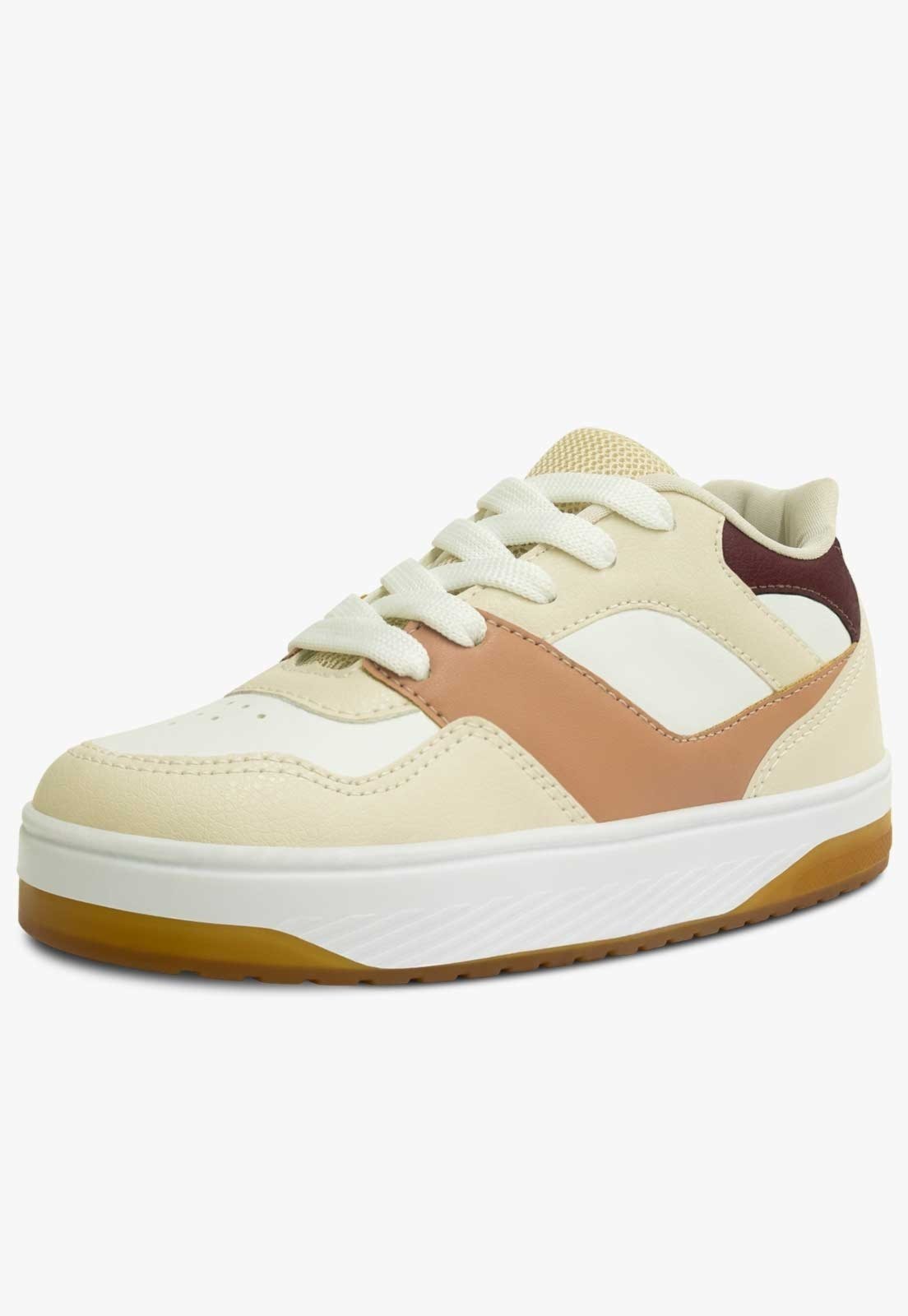 Vista 2 Infantil - Tênis Pópidi Fashion Menina Moda Casual Off White off-white white Pópidí off-white white