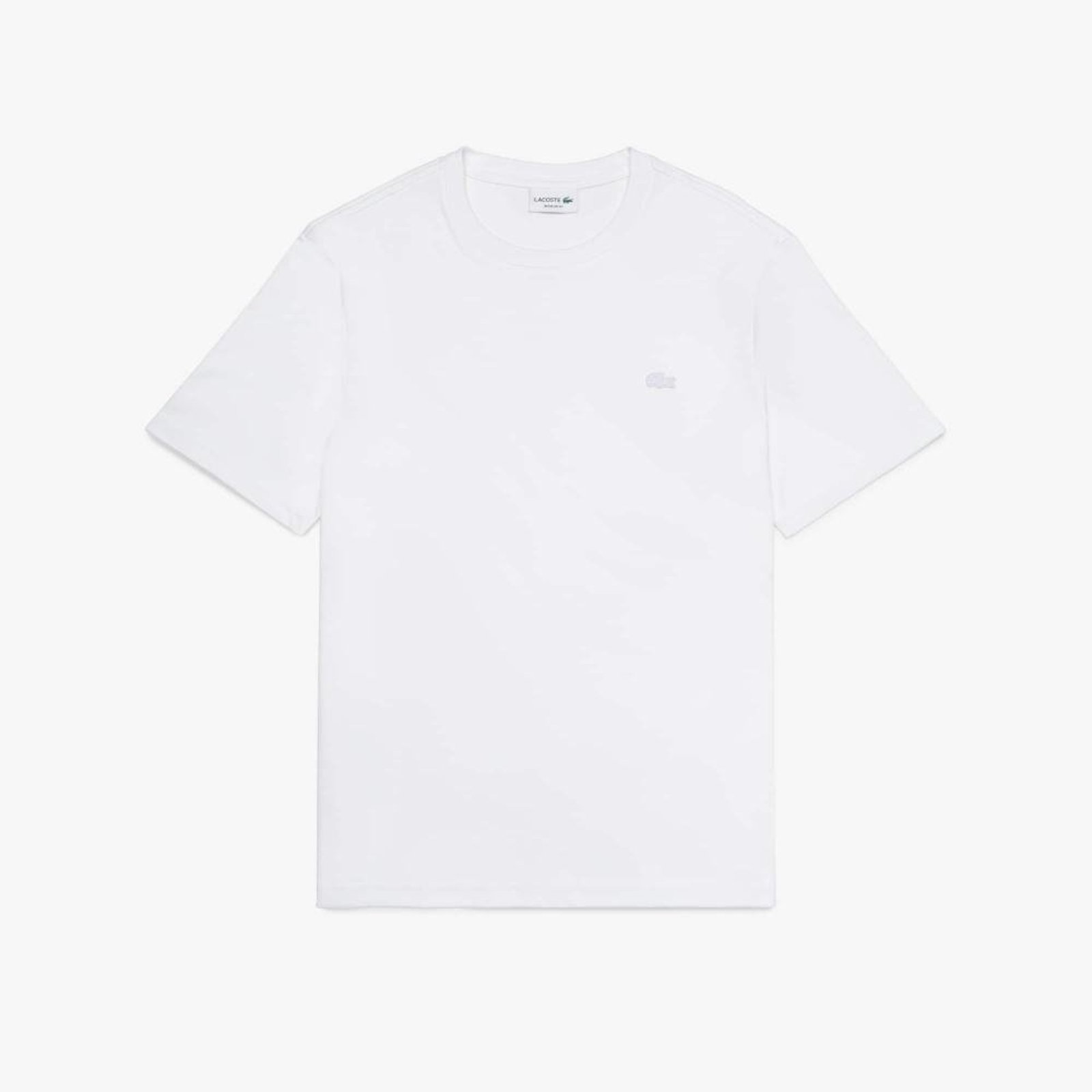 Camiseta entrelaçada de algodão Branco