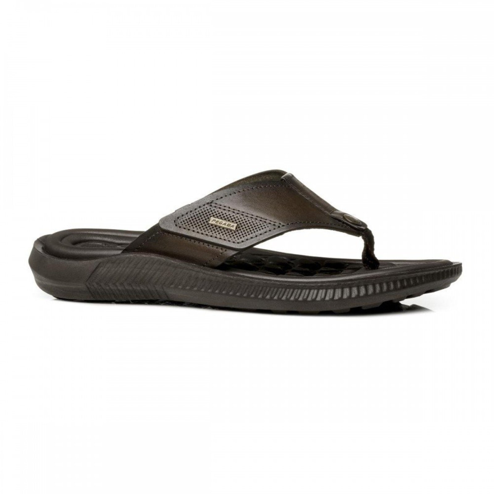 Chinelo Pegada 133161-02 Anatômico Masculino Pegada Marrom