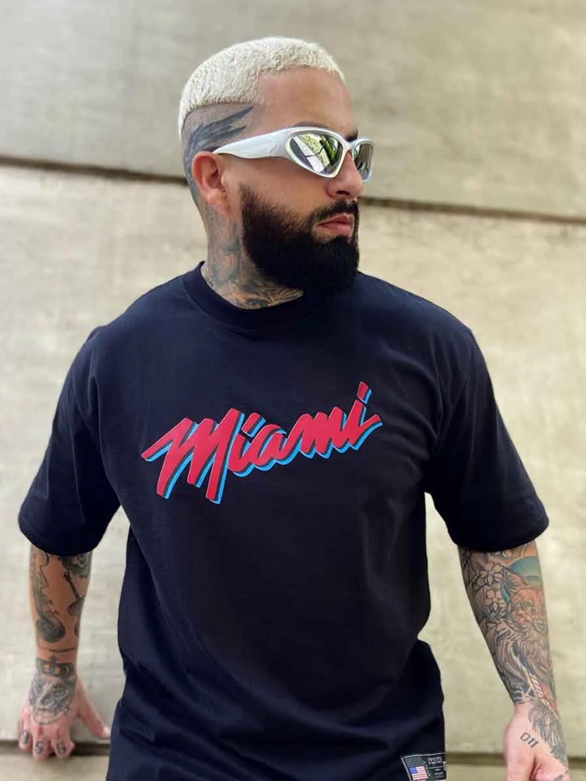 Camiseta Oversized Streetwear Miami