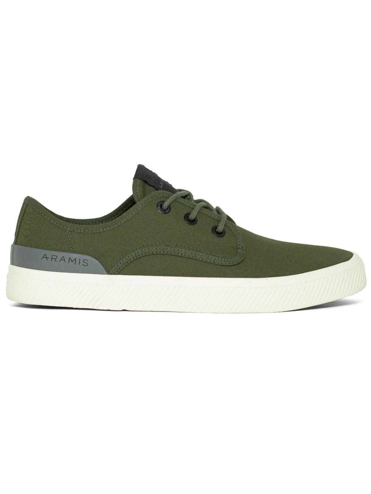 Tênis Masculino Aramis Casual Daily Dock Canvas Conforto Costurado Tecido FlexÃvel Verde Militar
