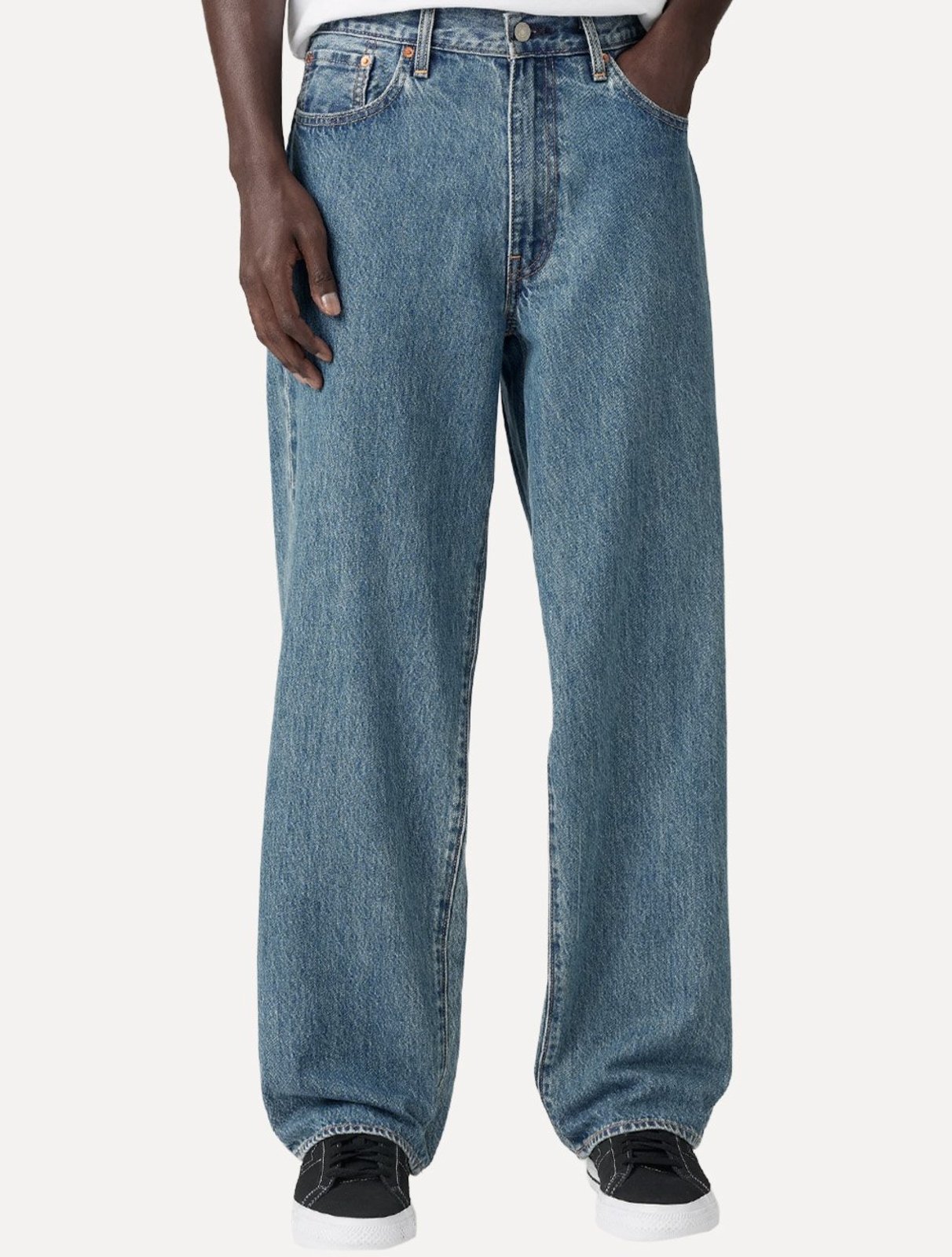 Calça Levis Jeans Masculina 578 Baggy Lavagem Média