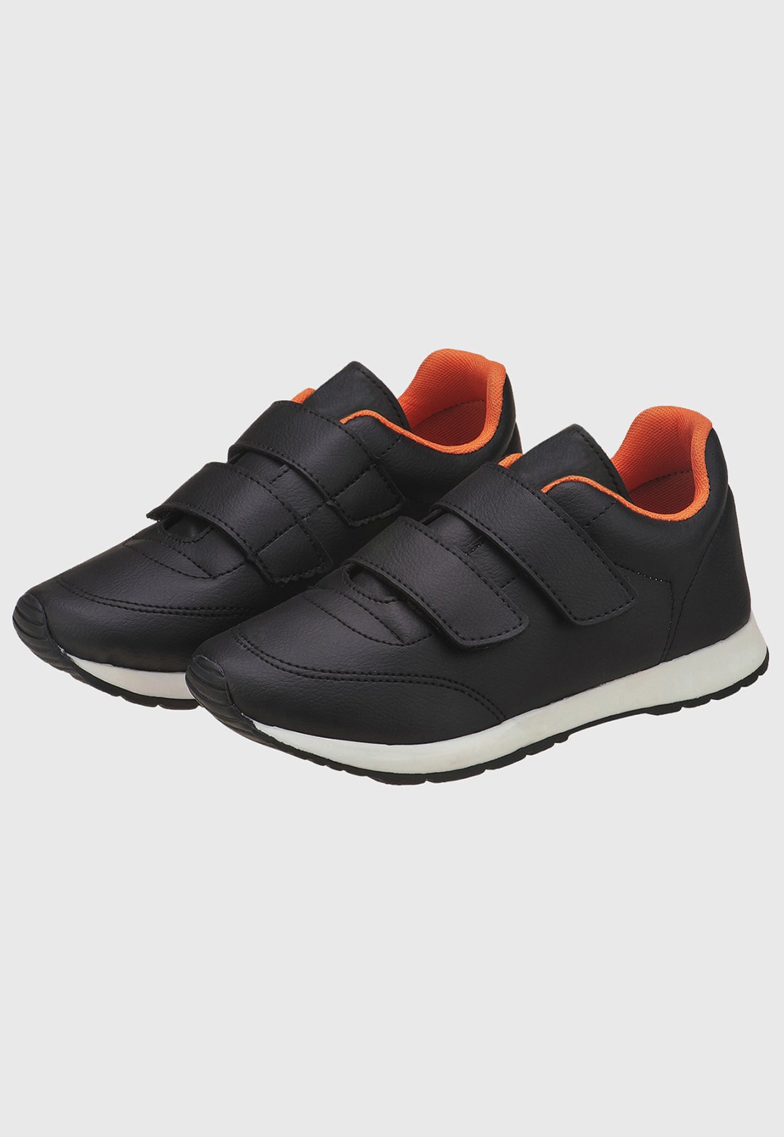 Vista 2 Infantil - Tênis Escolar Laranja Básico Unissex tep Kidstep preto Kidstep preto