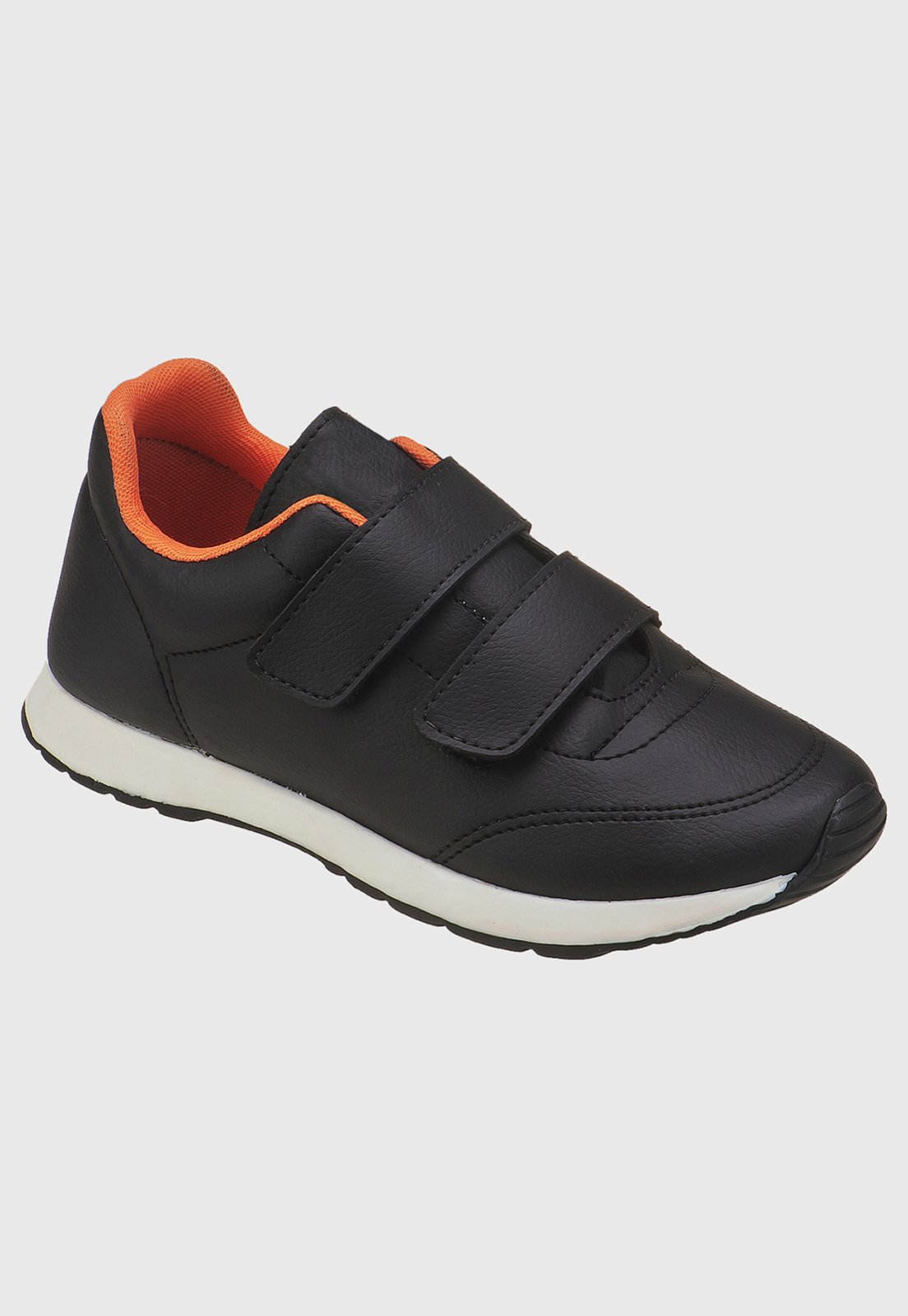 Vista 3 Infantil - Tênis Escolar Laranja Básico Unissex tep Kidstep preto Kidstep preto