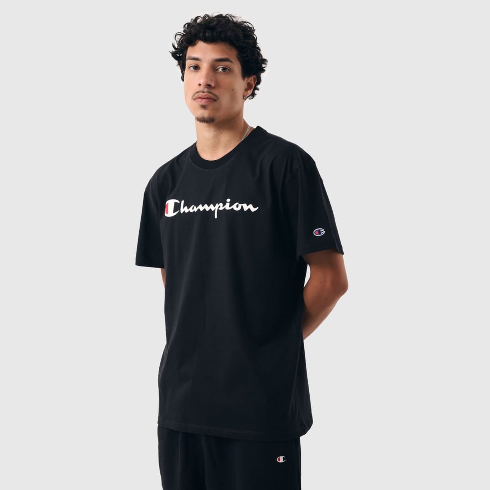 CAMISETA CHAMPION ATHLETIC SCRIPT LOGO INK