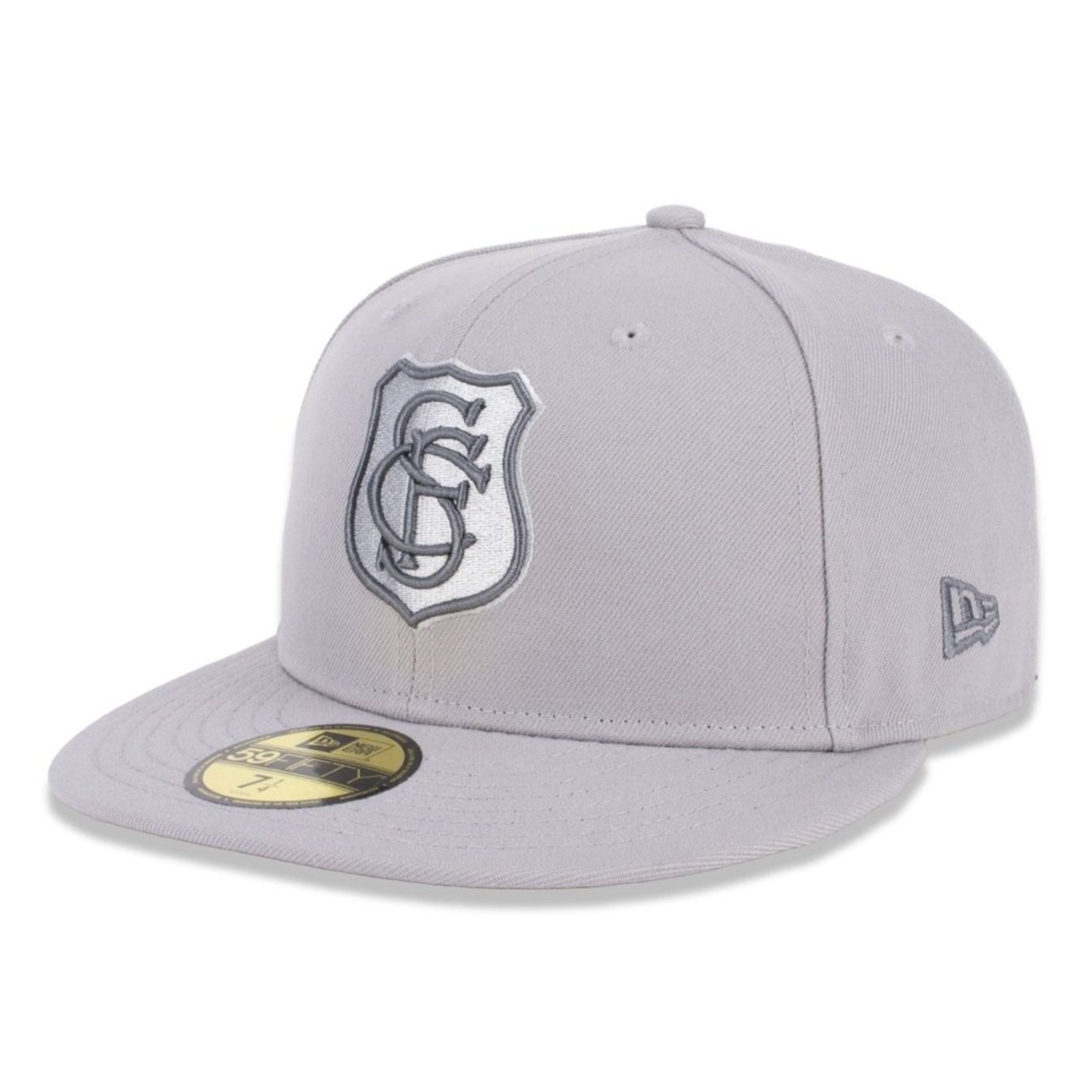 Bone New Era 59FIFTY Santos Cinza
