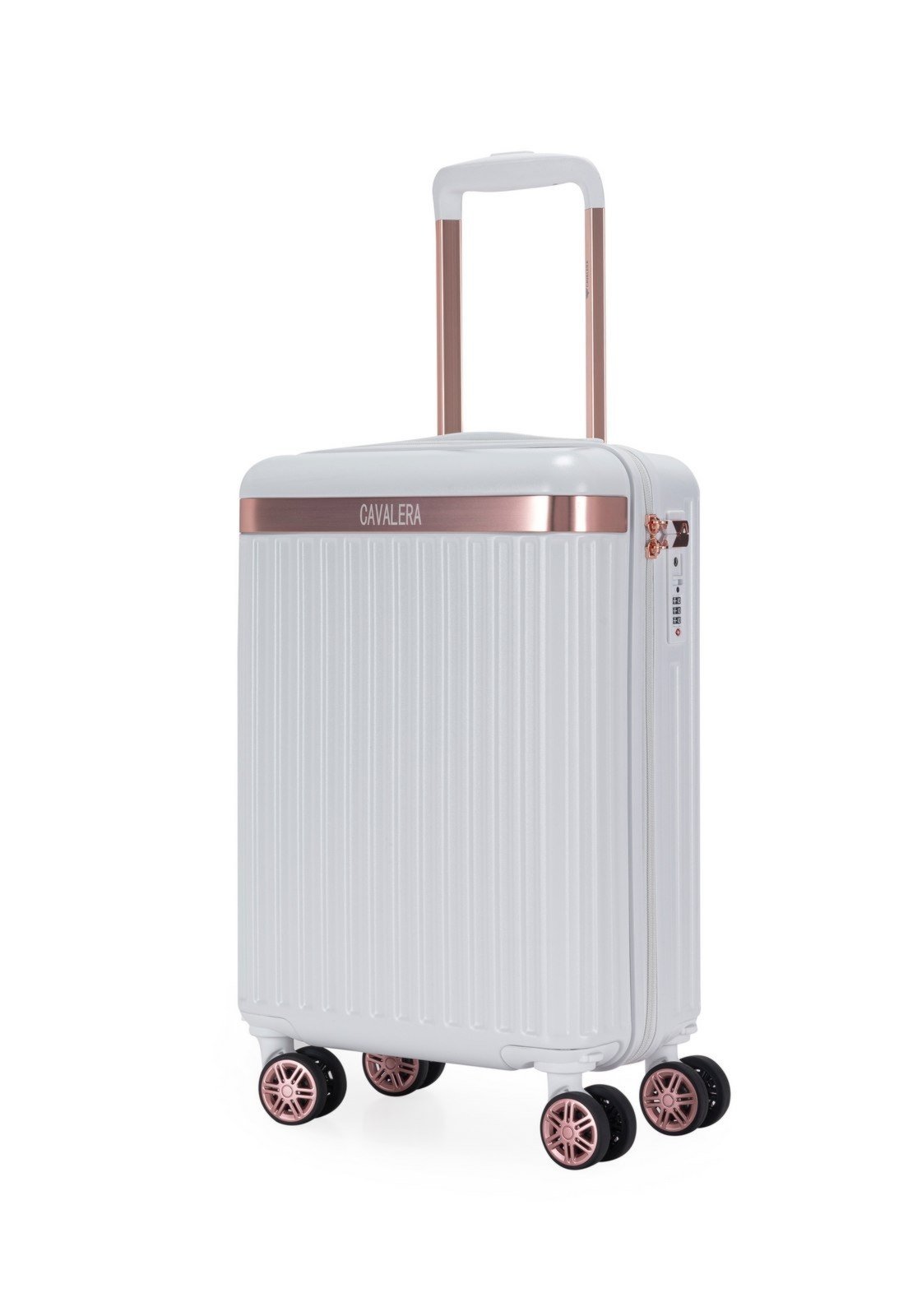 Vista 2 Mala De Bordo Cavalera Média Resistente Viagem P Casual Moderna Feminina Espaçosa branco Cavalera branco
