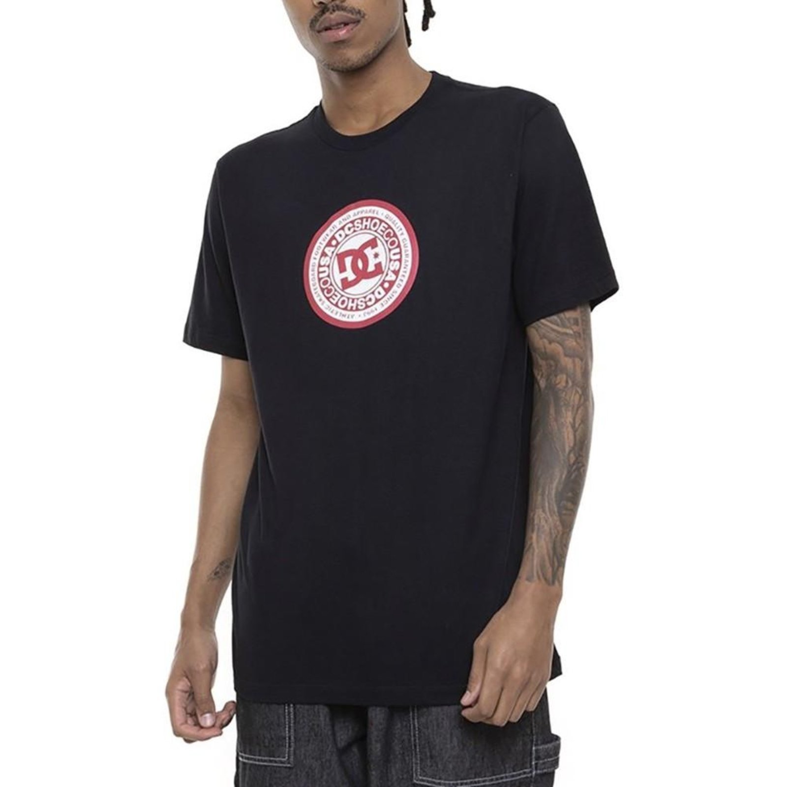 Camiseta DC Shoes Circle Star Masculina Preto