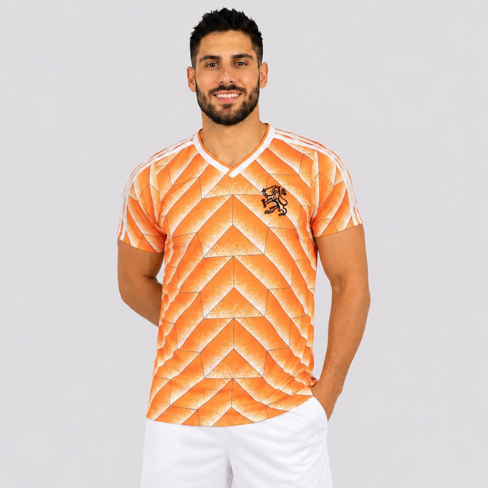 Camisa Holanda Retrô 1988 Dry Laranja